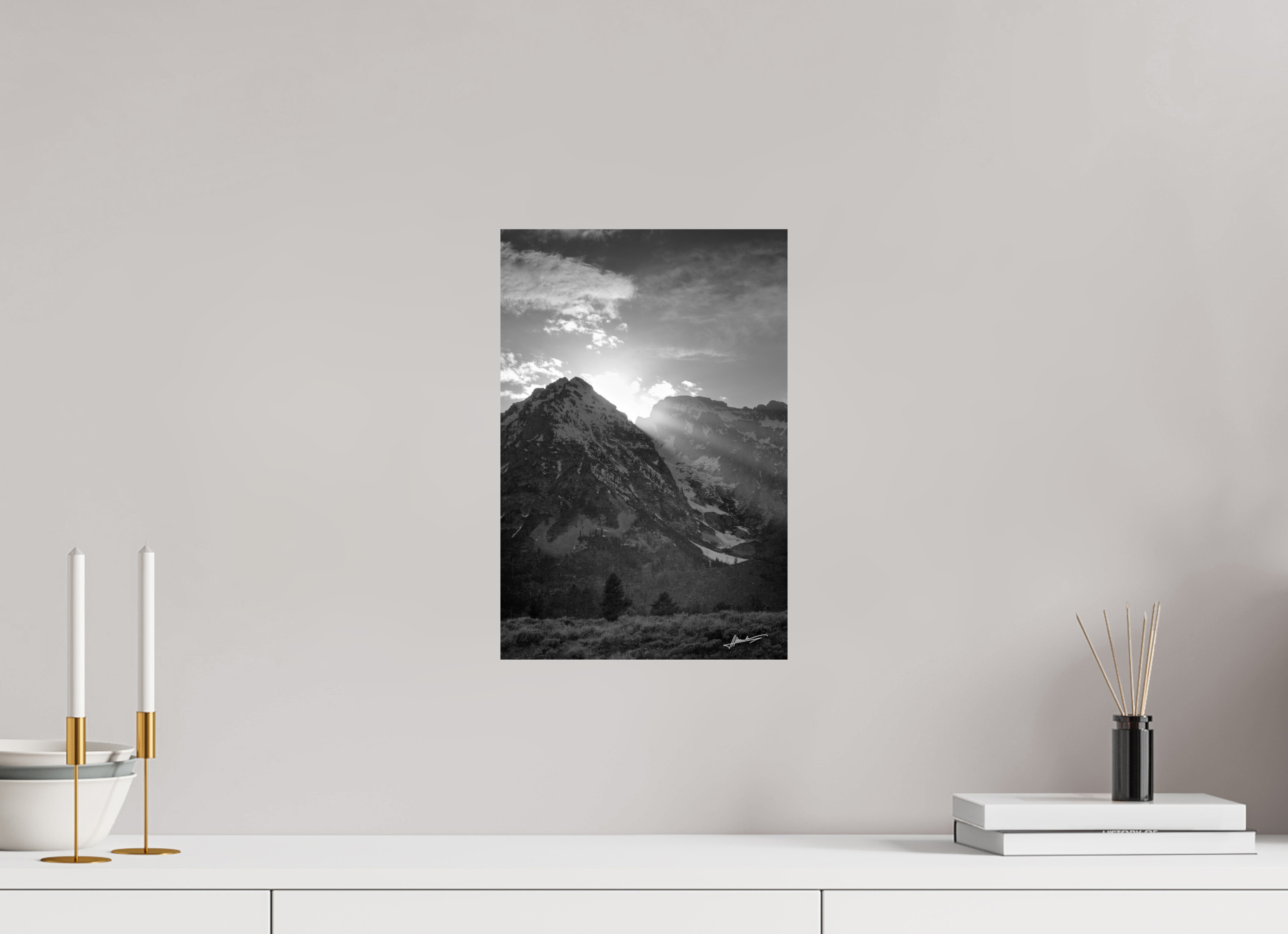 10 x 15″, Photo Print On Ilford Baryta Paper Light on the Valley