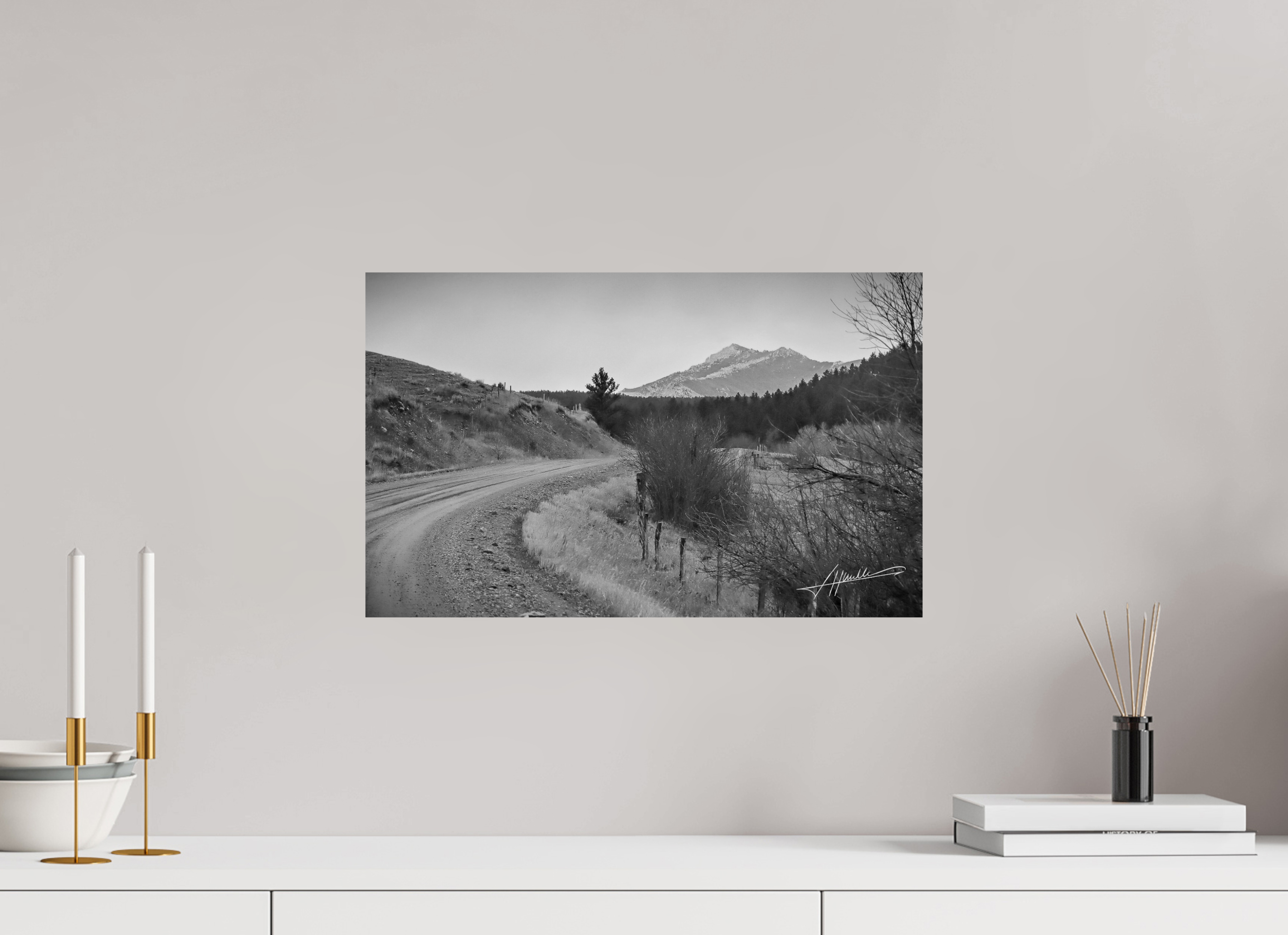 19.4 x 12″, Photo Print On Ilford Baryta Paper The Road to Adventure