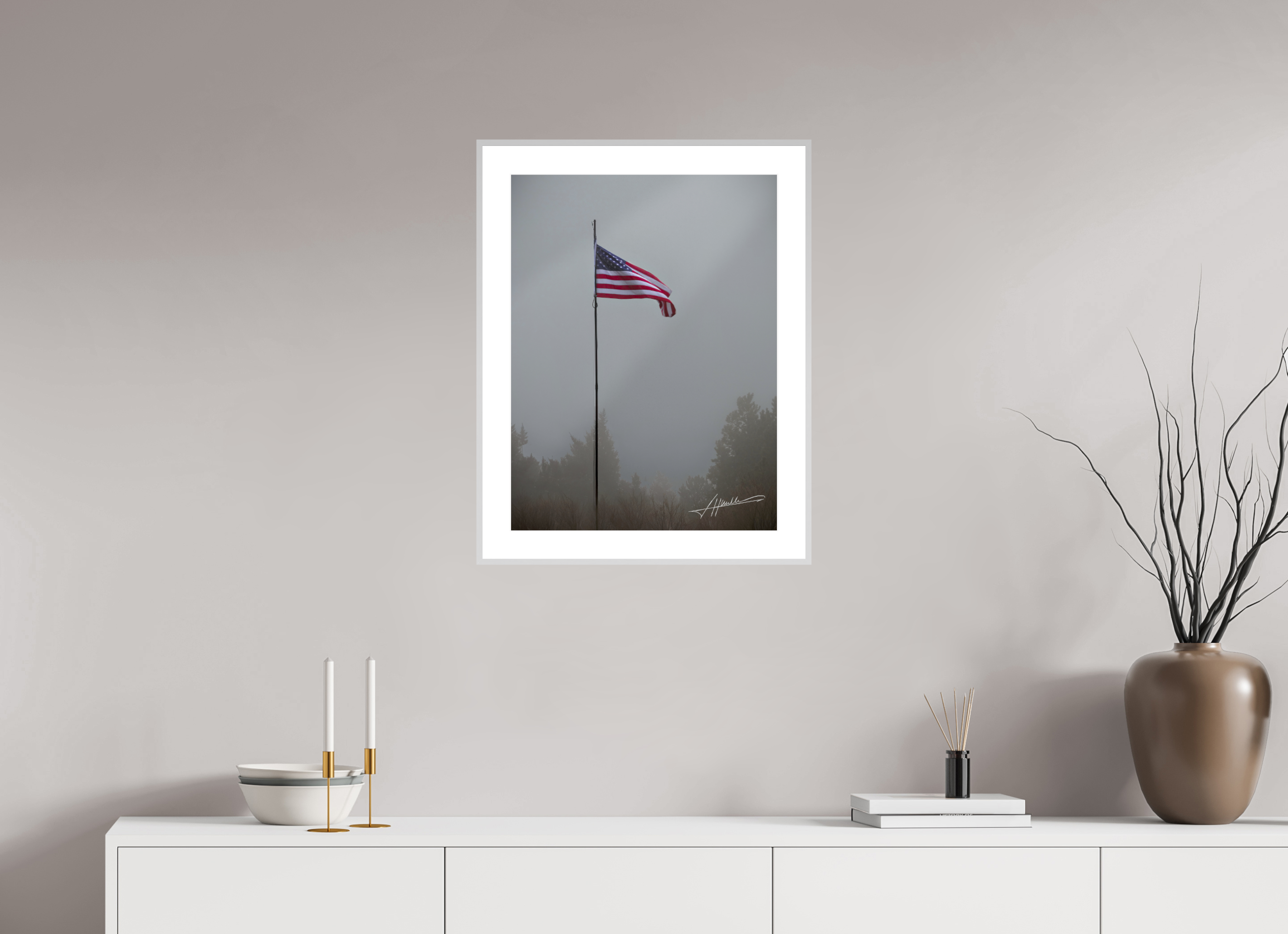 18 x 24″, Changeable Magnetic Frame Flag in the Breeze