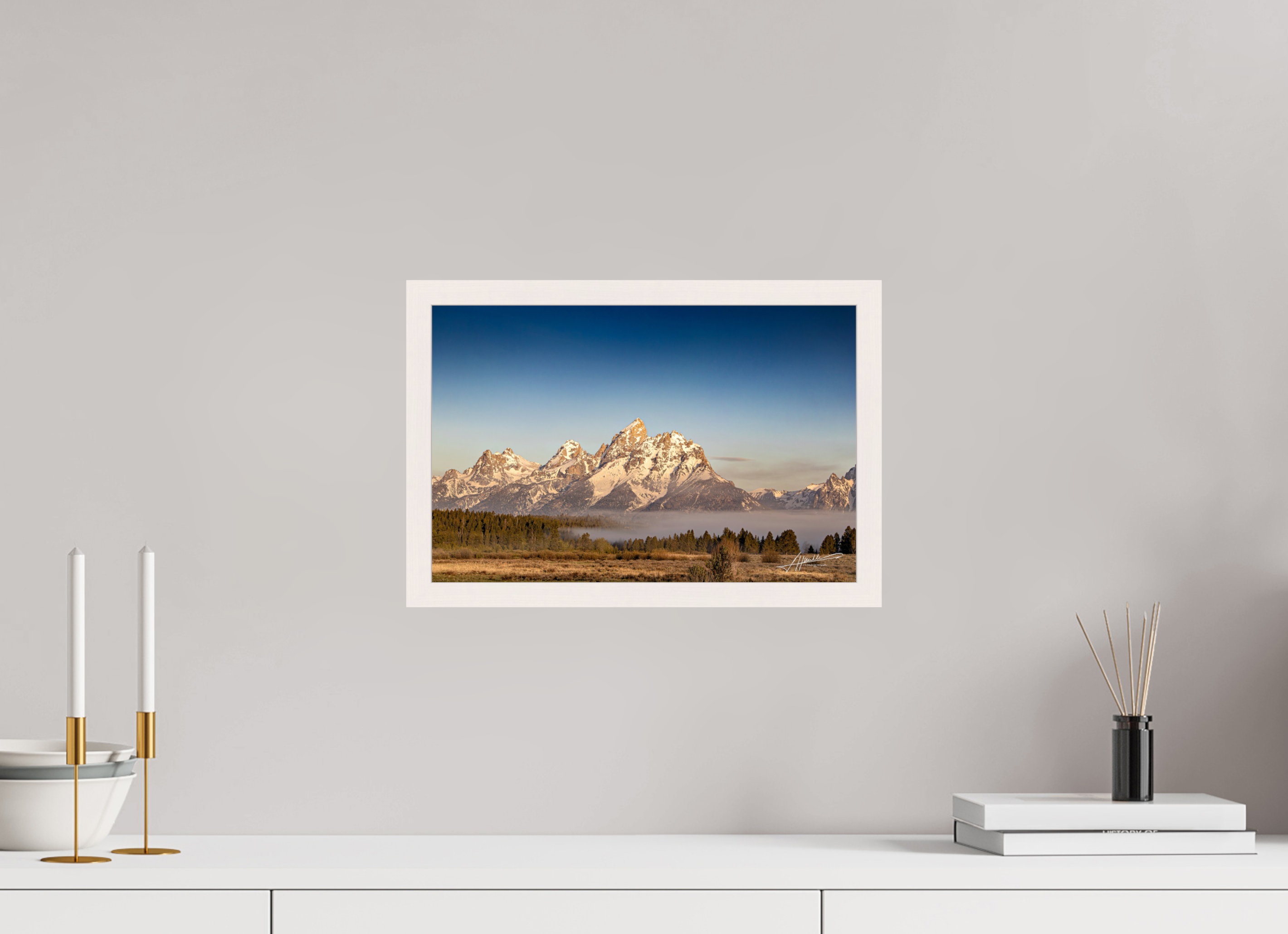 15 x 10″, Gallery Frame Above the Fog