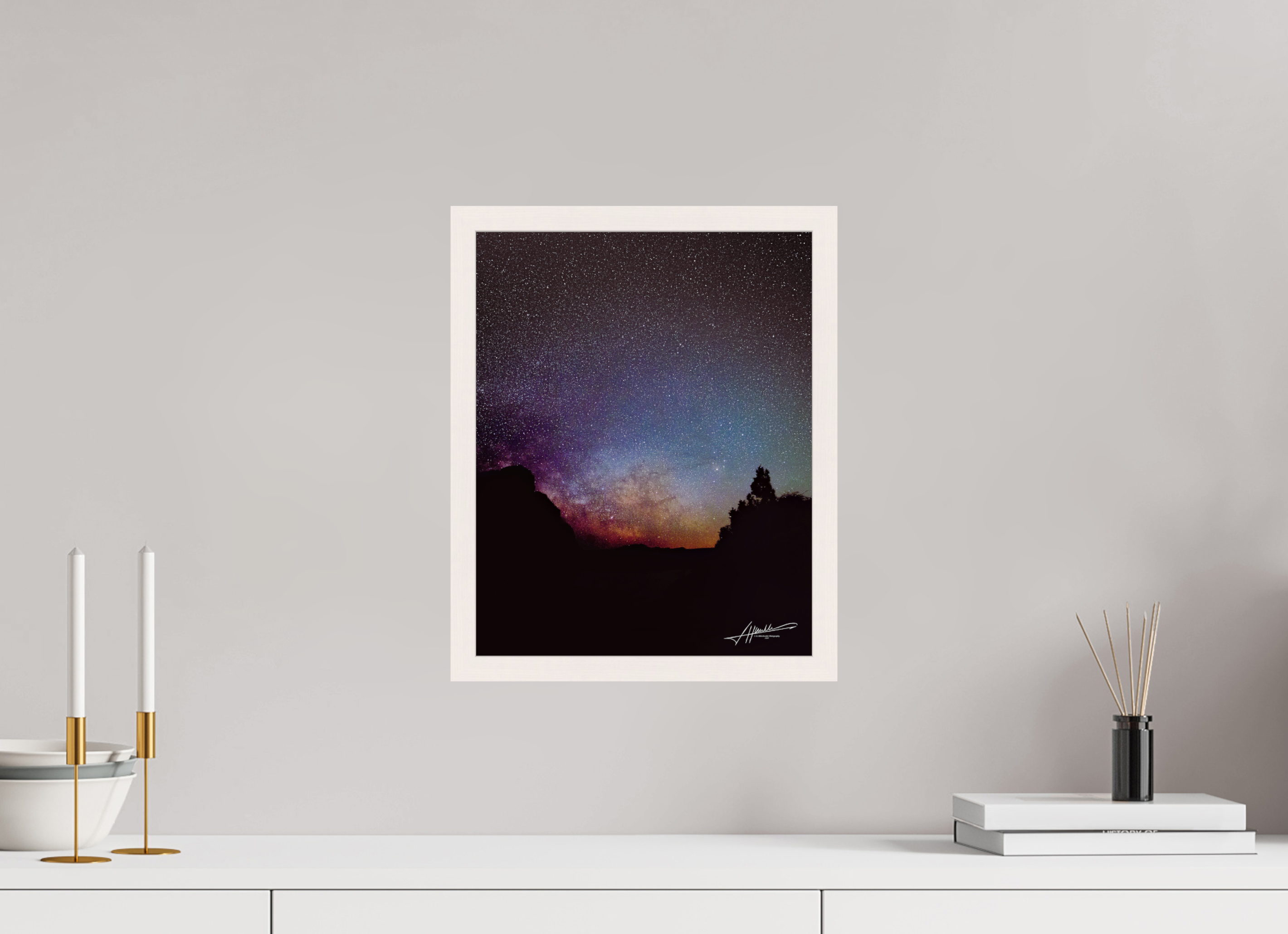 12 x 15″, Gallery Frame Eye of the Milky Way