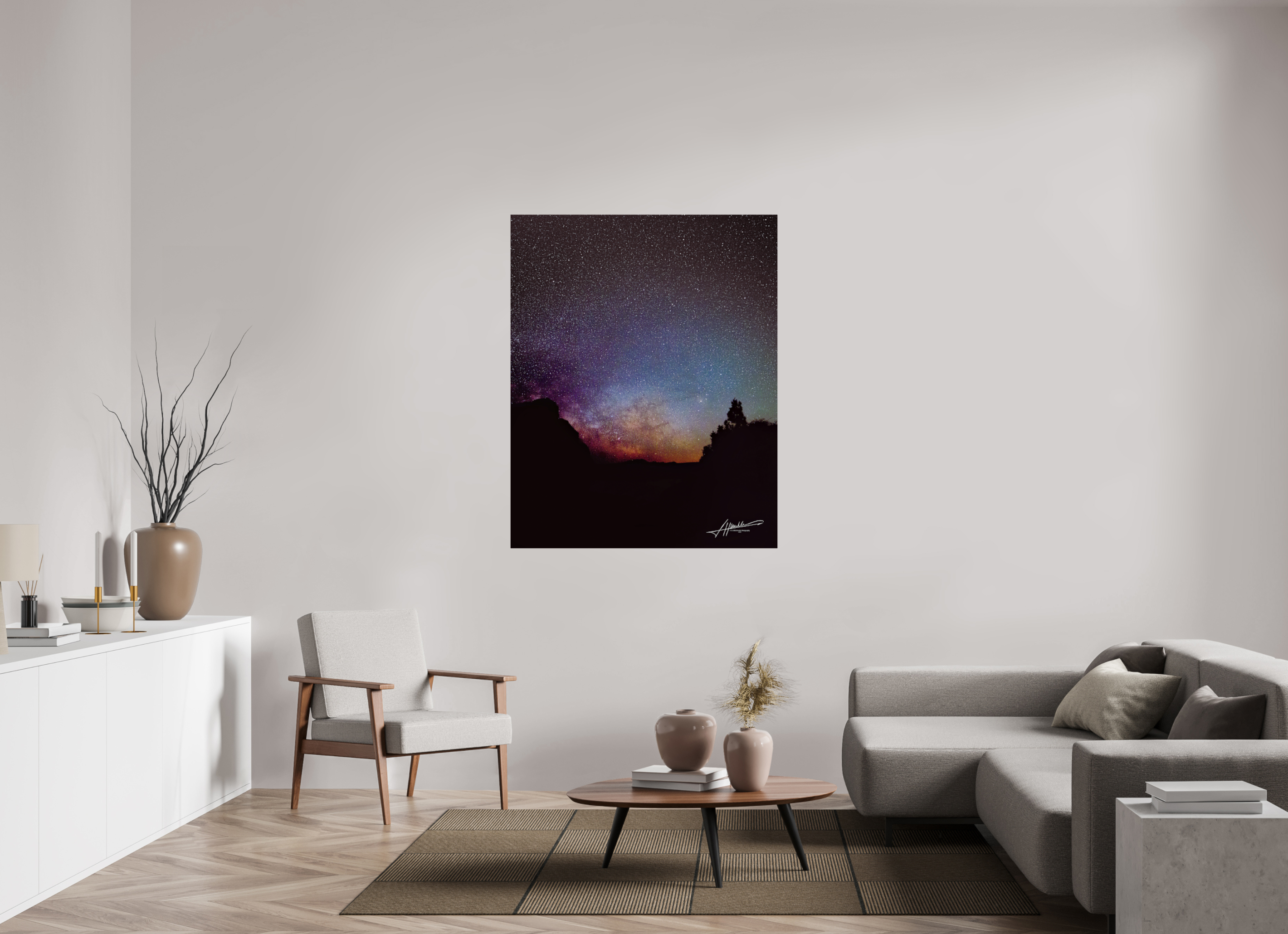43 x 53.7″, Photo Print On Fujiflex High Gloss Eye of the Milky Way