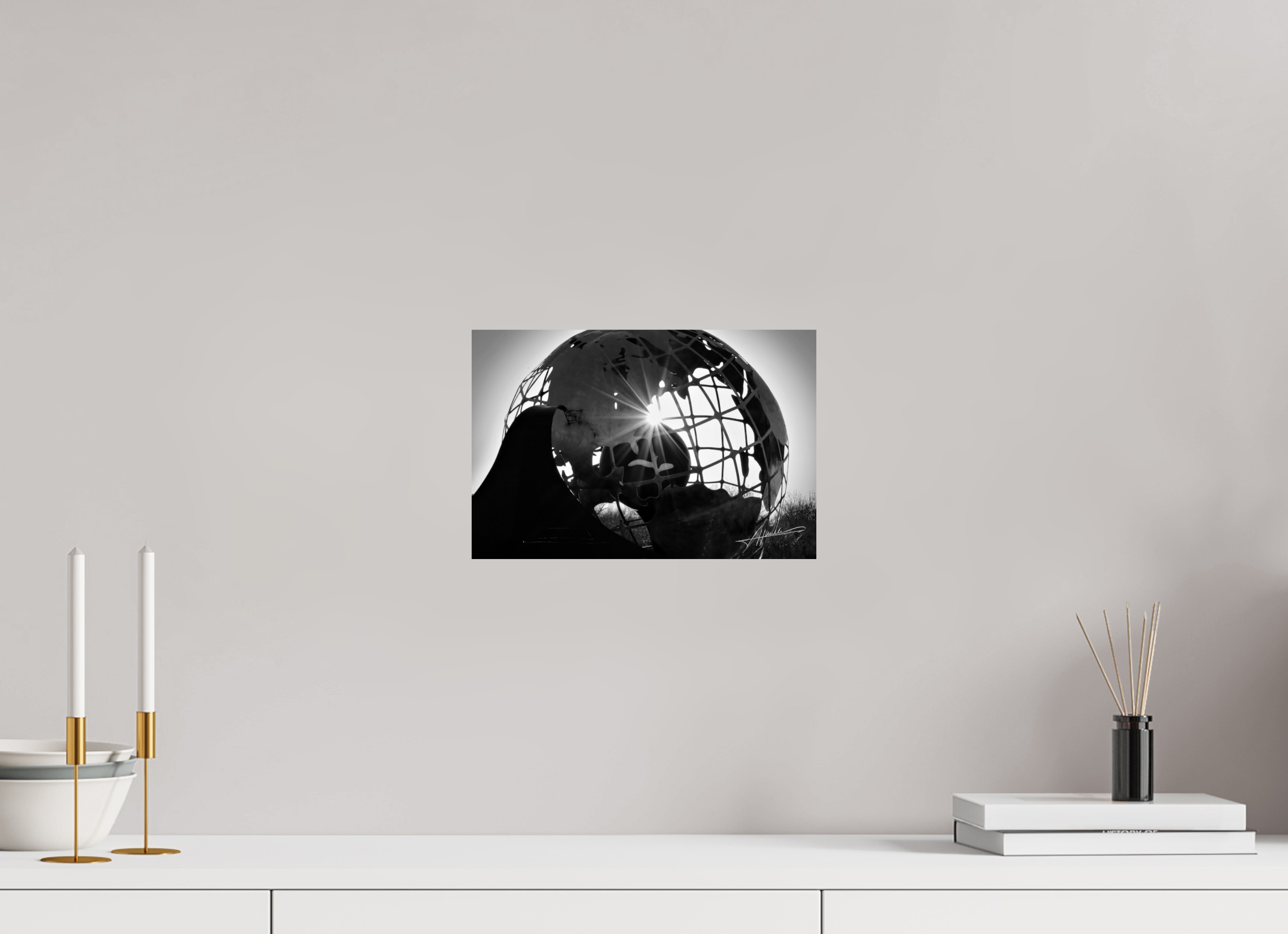 12 x 8″, Photo Print On Ilford Baryta Paper Oilfield Sculpture