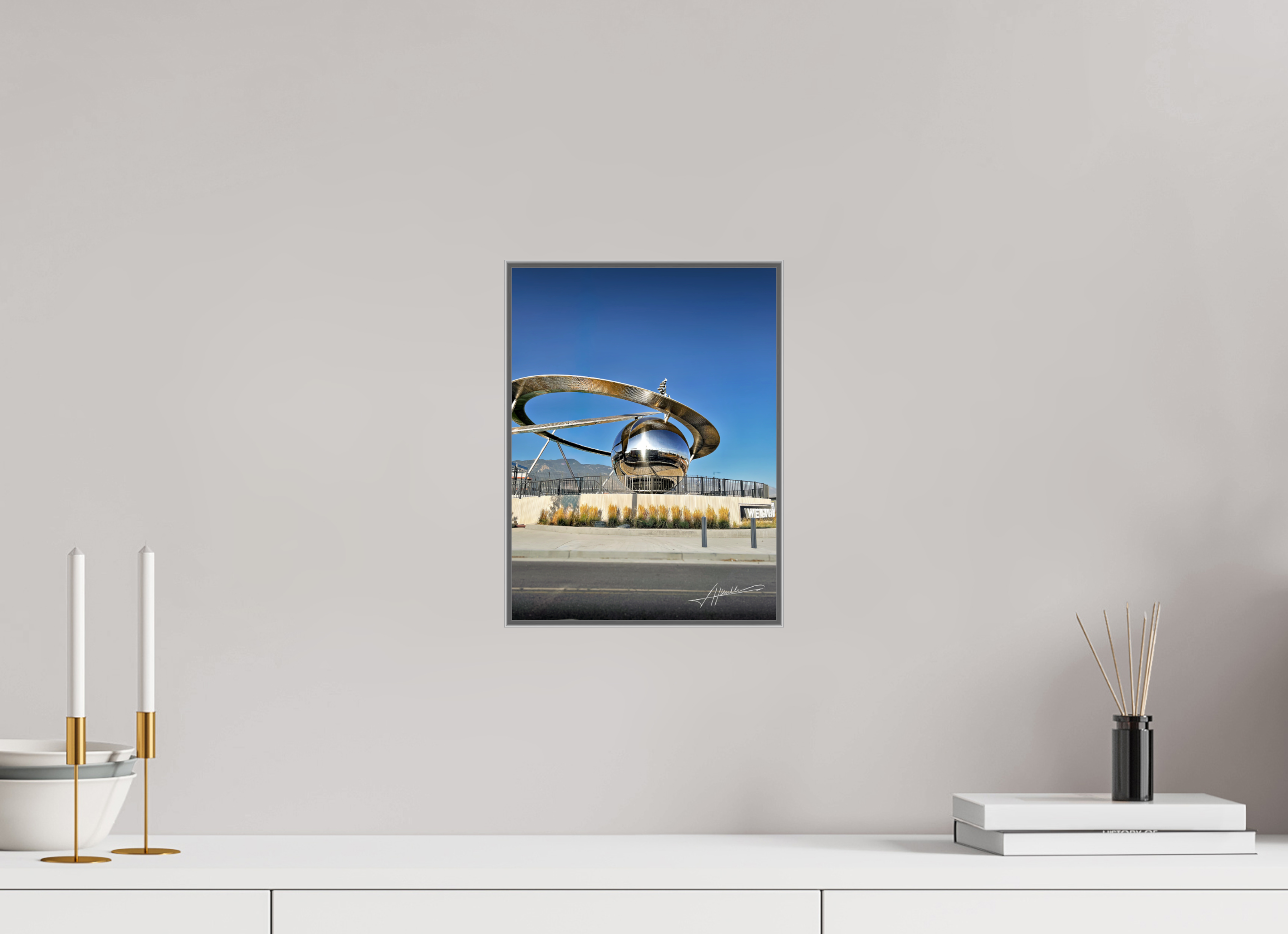 9 x 12″, Aluminum ArtBox Epicenter Sculpture