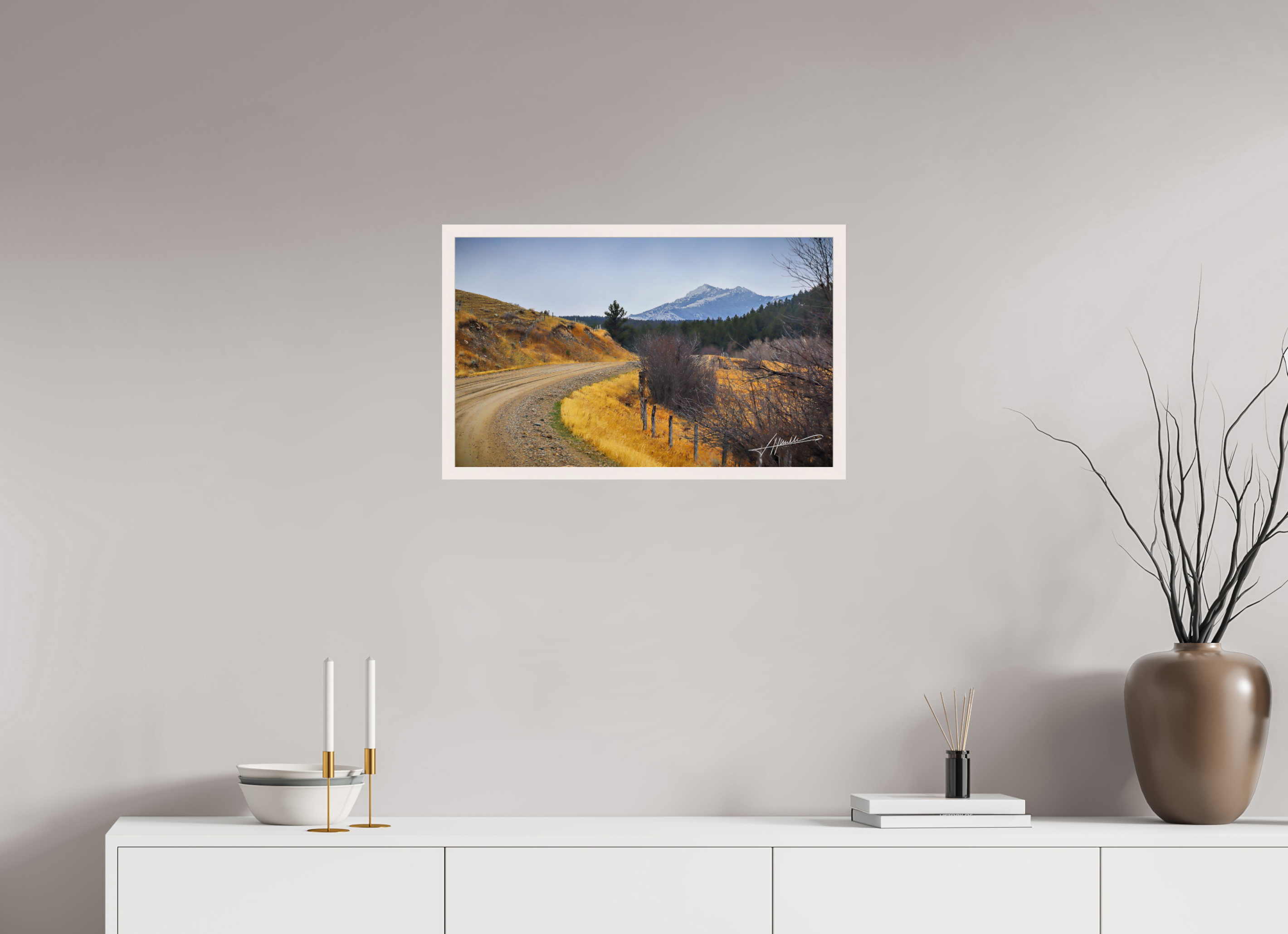 25.9 x 16″, Gallery Frame The Road to Adventure
