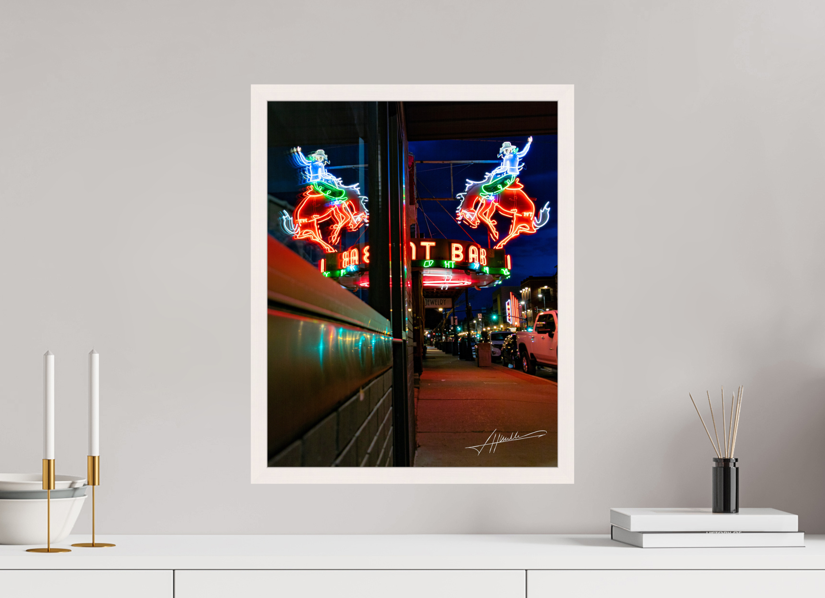 16 x 20″, Gallery Frame Mint Bar Sherridan