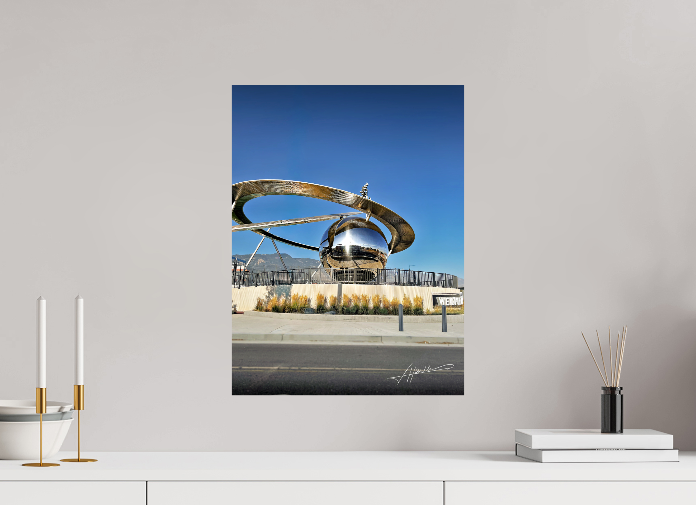 15 x 20″, Photo Print On Fujiflex High Gloss Epicenter Sculpture