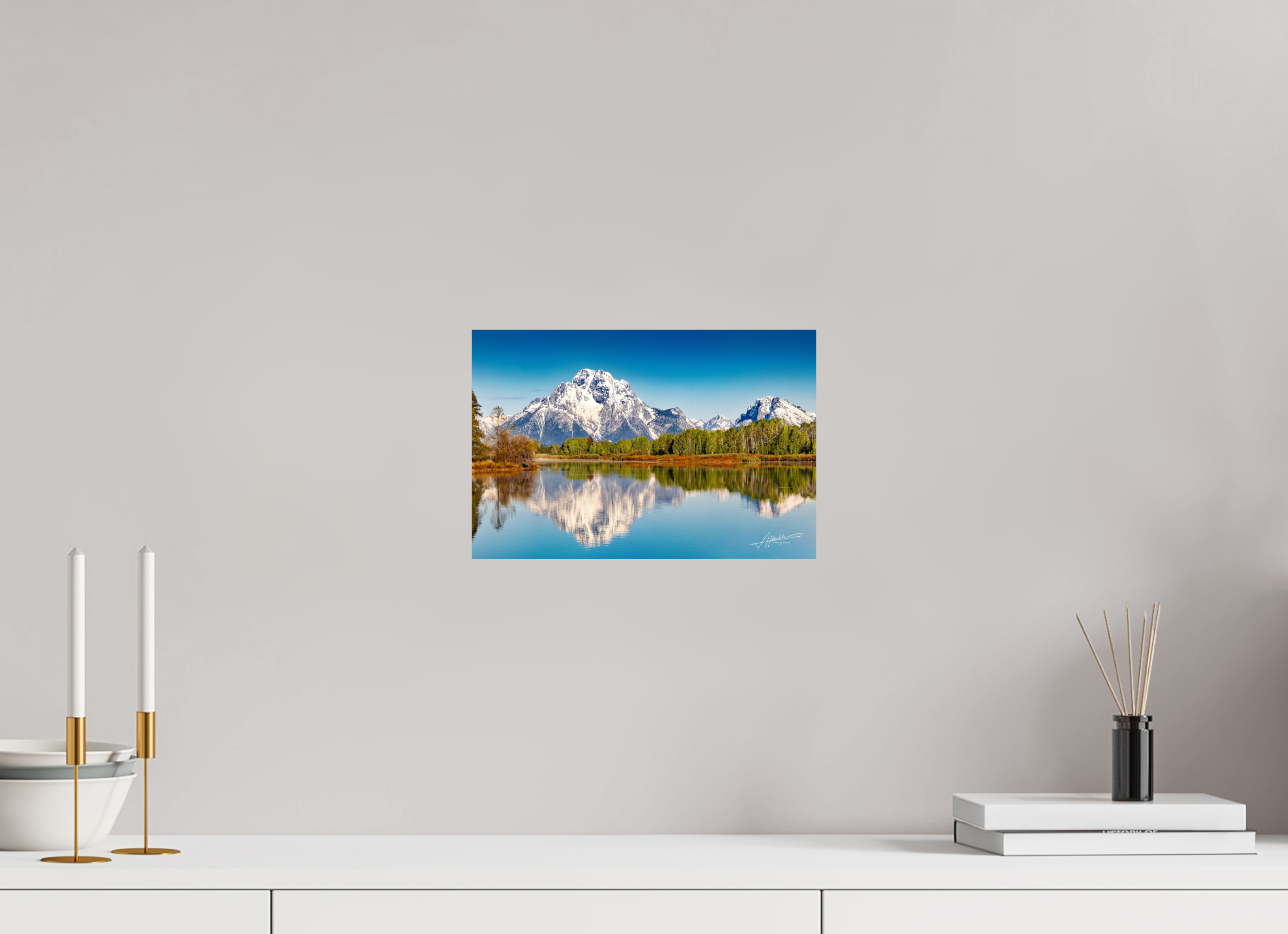 12 x 8″, Photo Print On Fuji Crystal DP II Serene Reflection