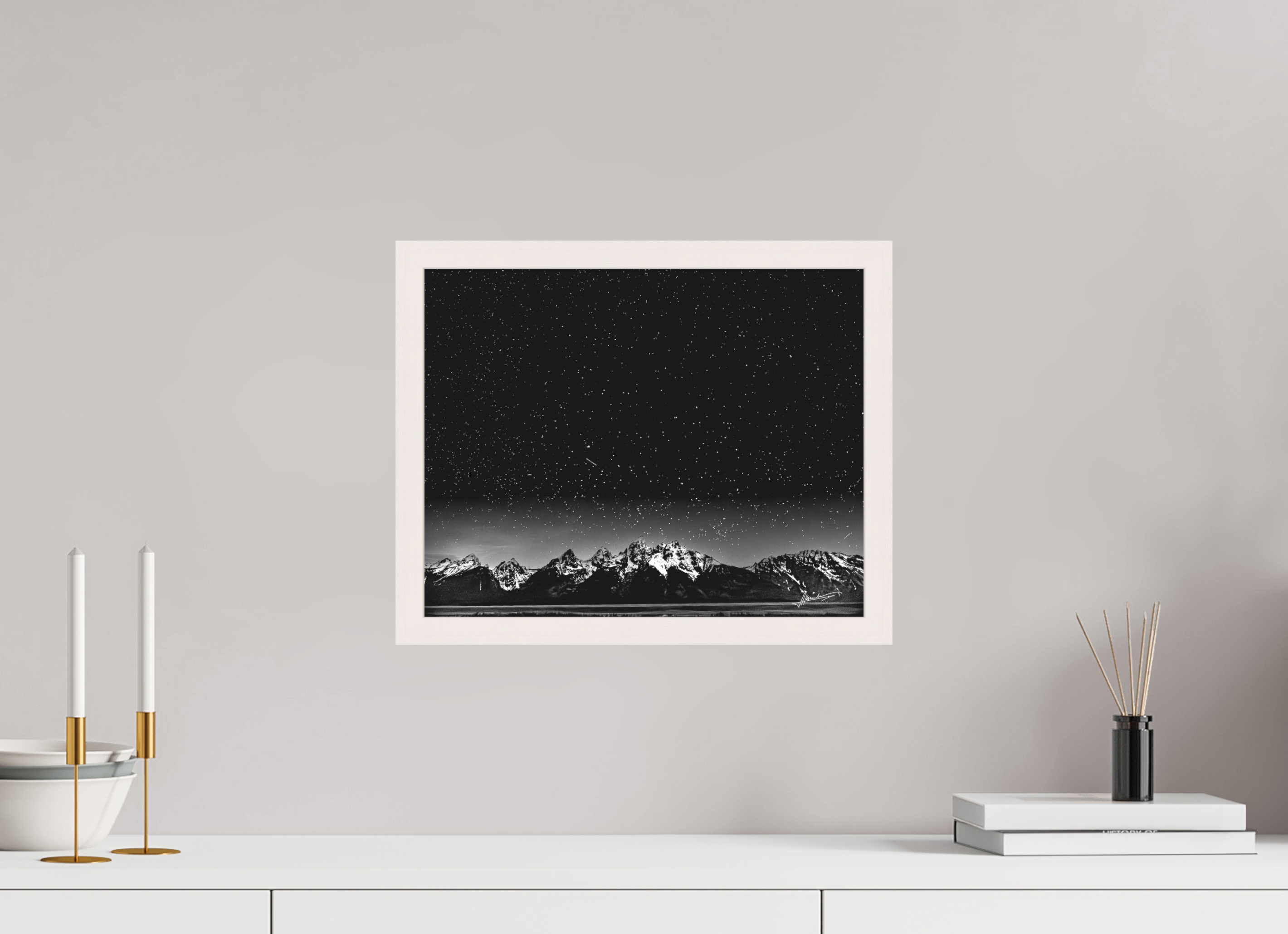 15 x 12″, Shadow Box Frame Midnight in the Rockies