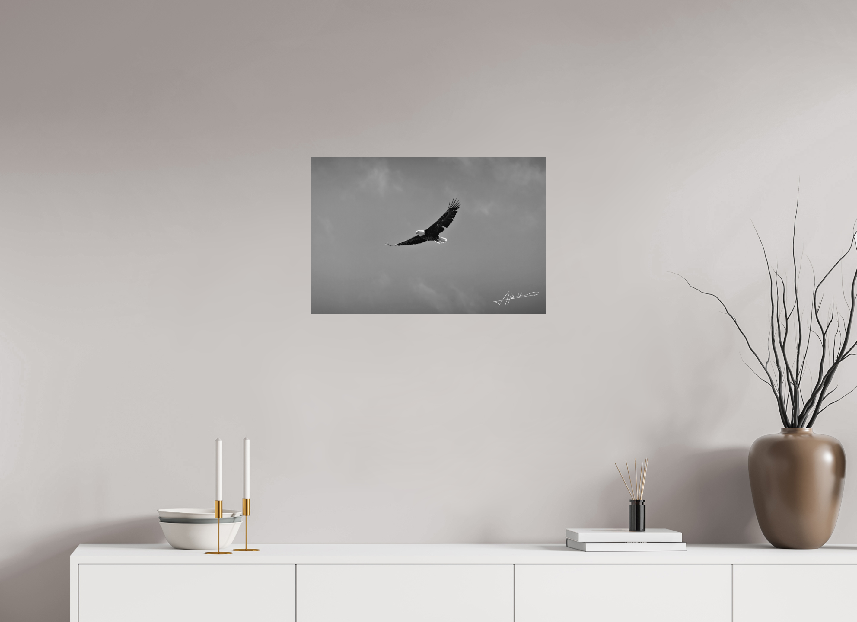 24 x 16″, Photo Print On Ilford Baryta Paper Soaring Free