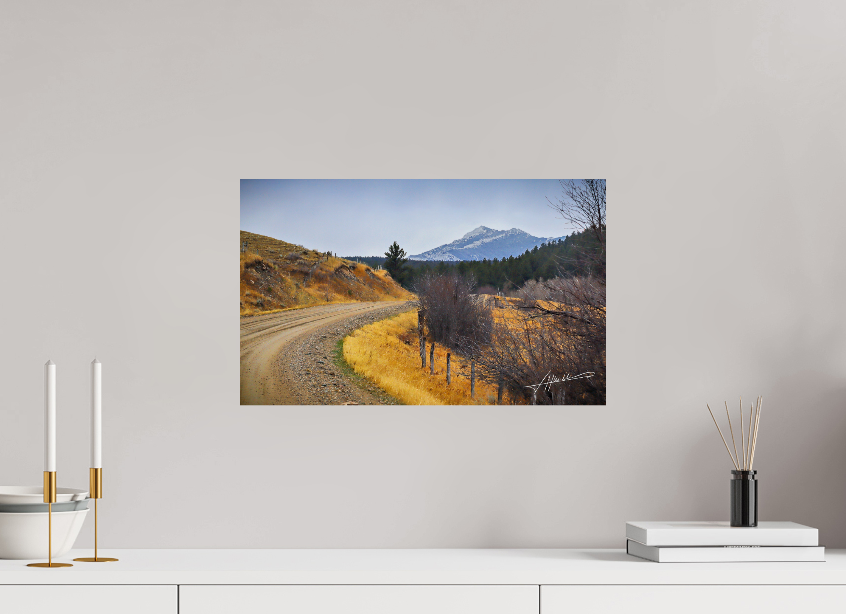 19.4 x 12″, Photo Print On Fujiflex High Gloss The Road to Adventure