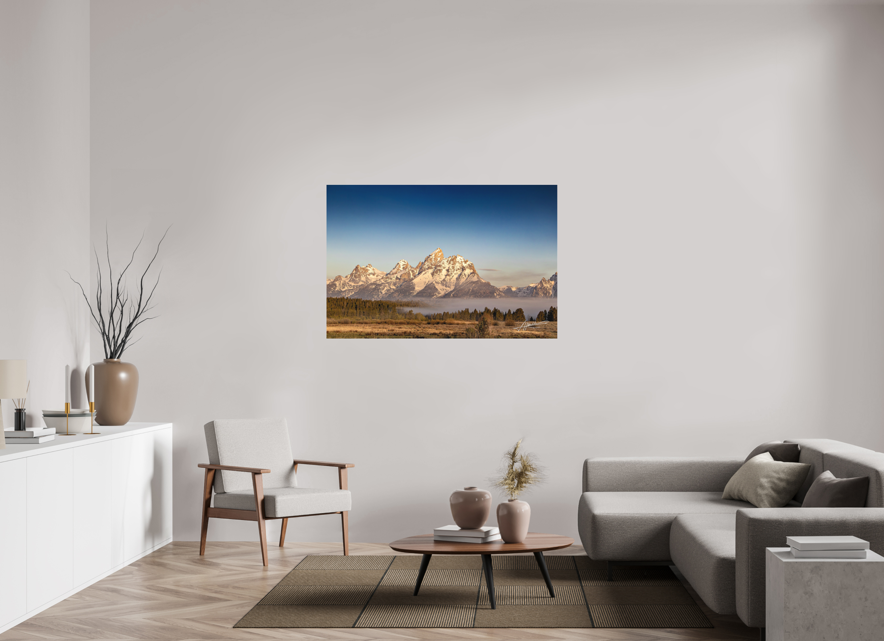 54 x 36″, Fine Pigment Under Acrylic Above the Fog