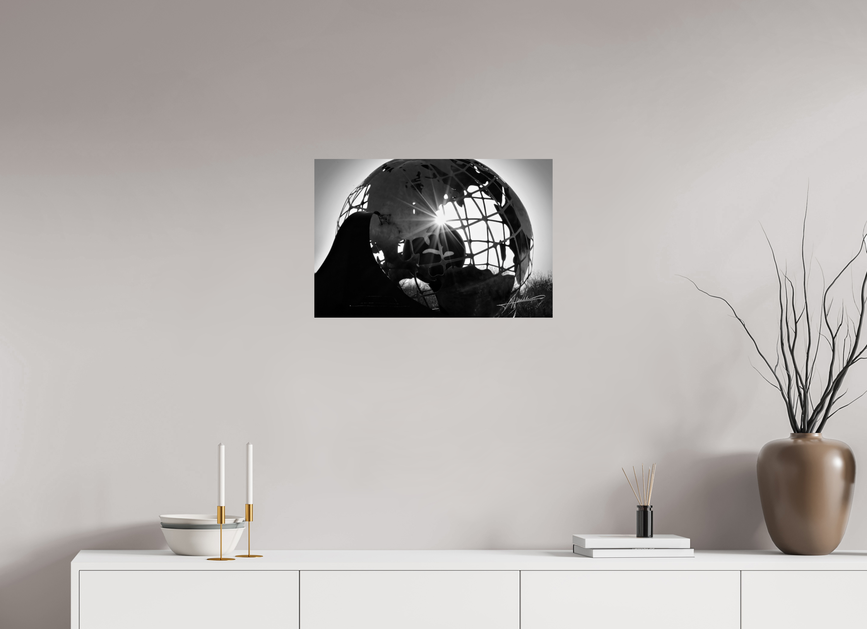 24 x 16″, Photo Print On Ilford Baryta Paper Oilfield Sculpture