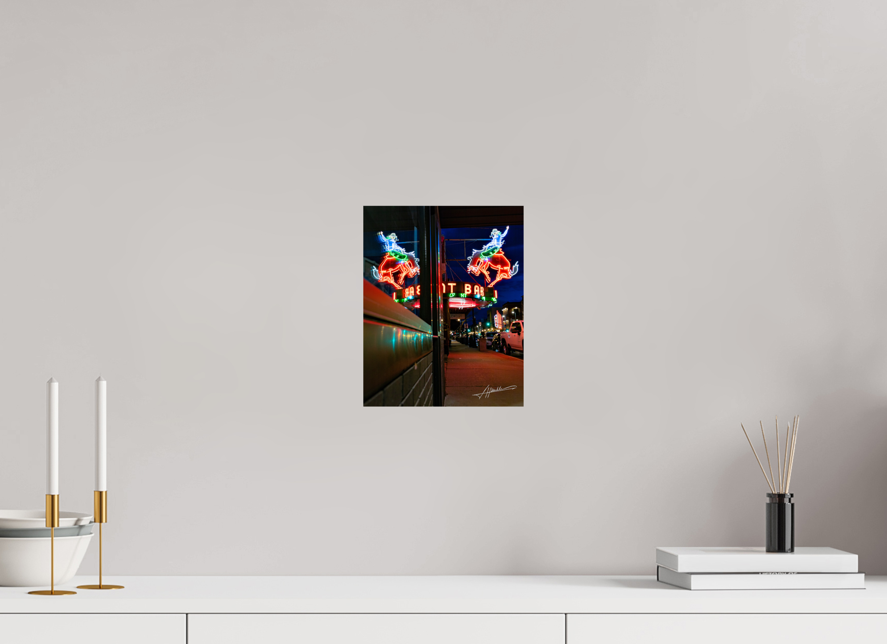 8 x 10″, Fine Art Dibond Mint Bar Sherridan