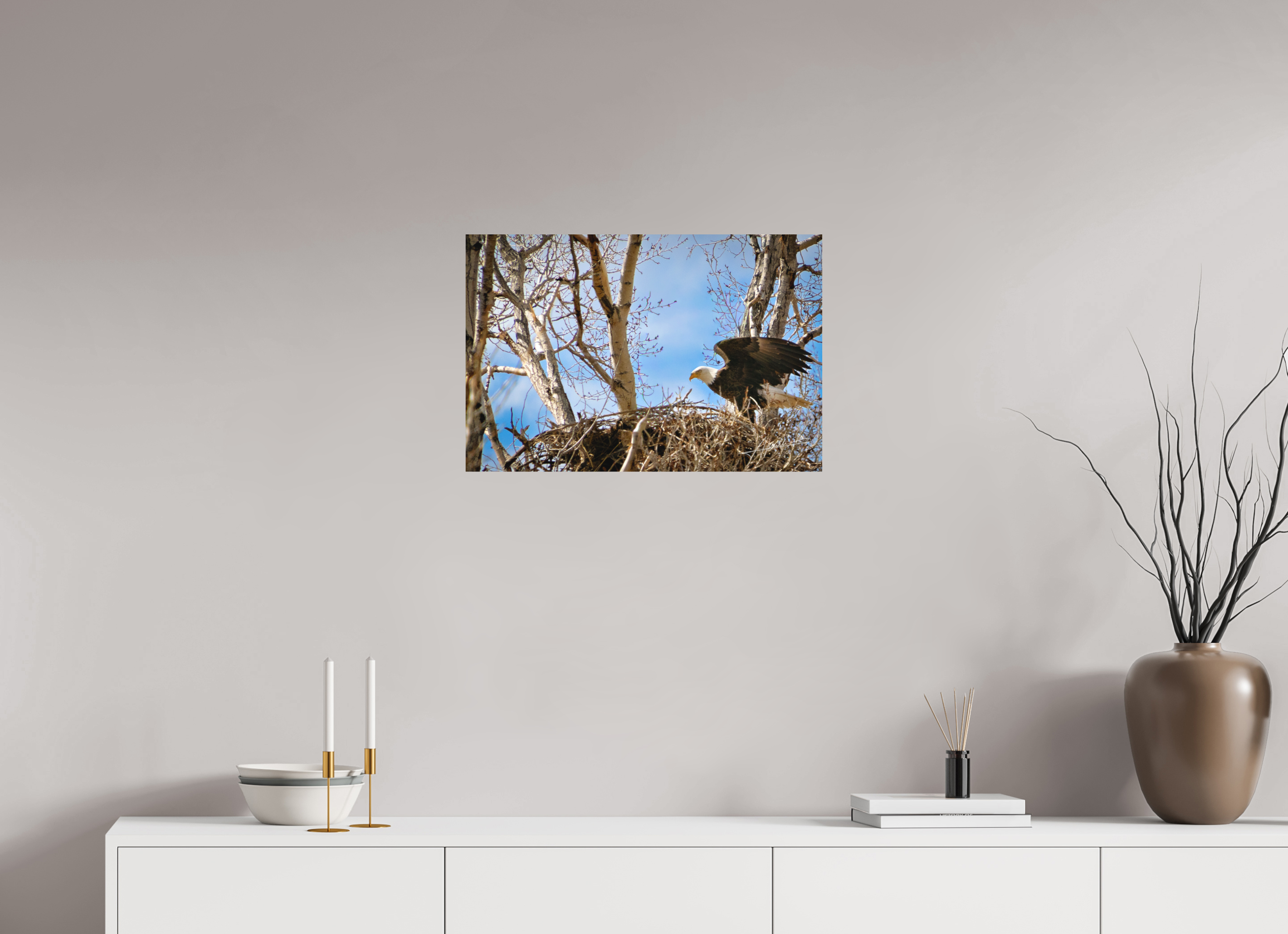24 x 16″, Metal Dibond The Eagles Nest