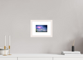 6.5 x 4″, Solid Wood Frame with Passe-partout Lightning Strike