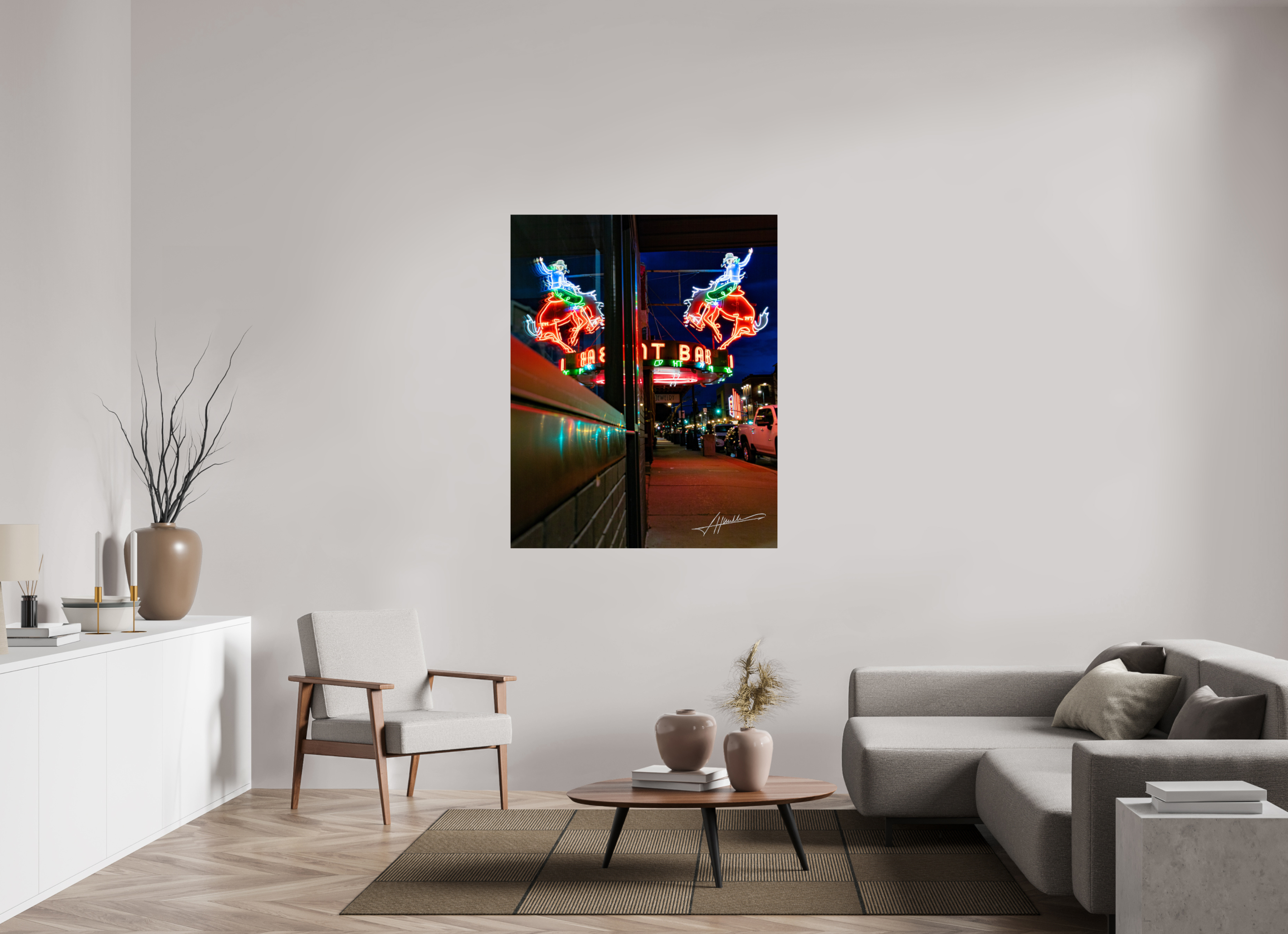 43 x 53.7″, Metallic Photo Print On Fuji Crystal Pearl Mint Bar Sherridan