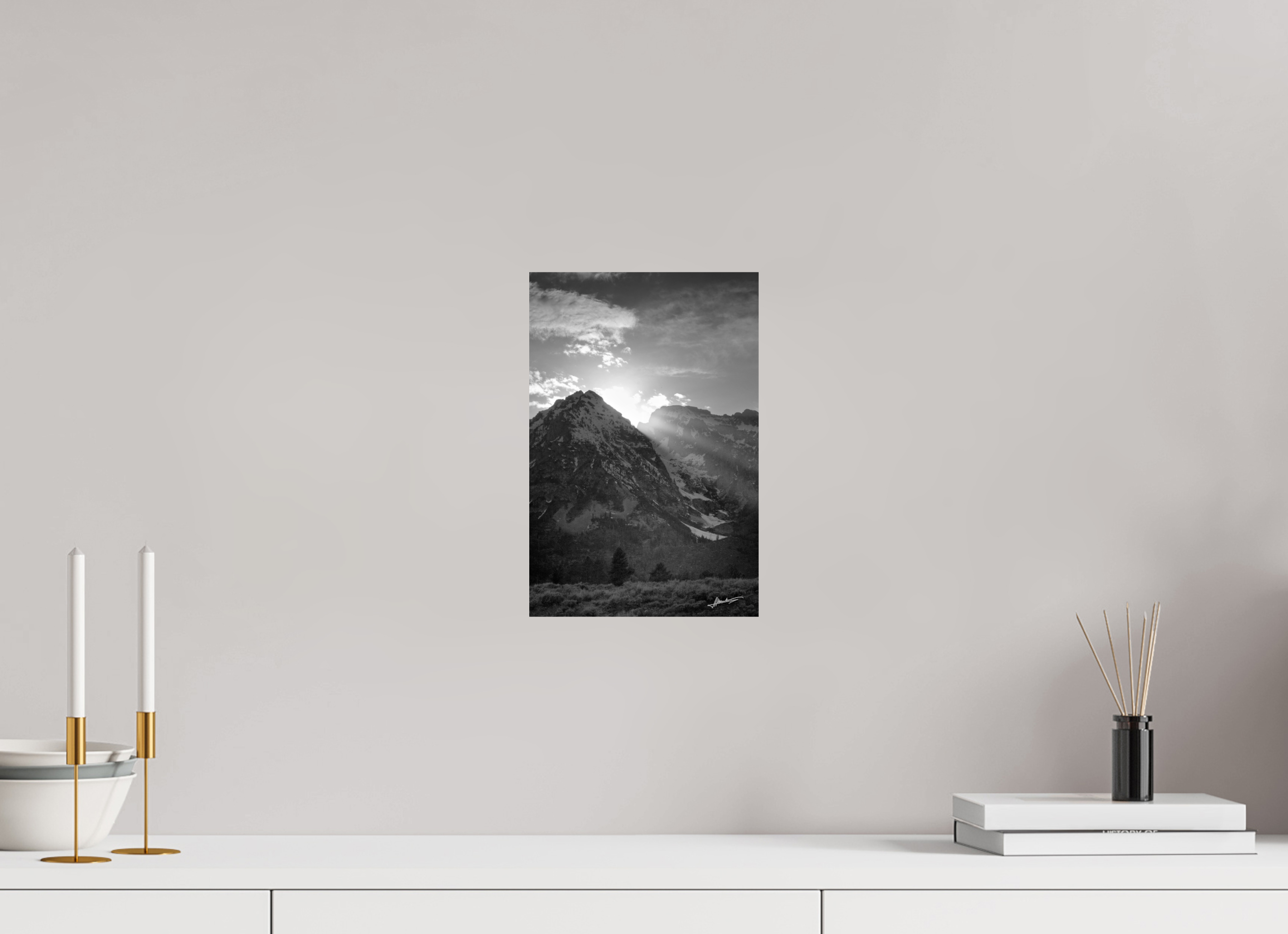 8 x 12″, Photo Print On Ilford Baryta Paper Light on the Valley