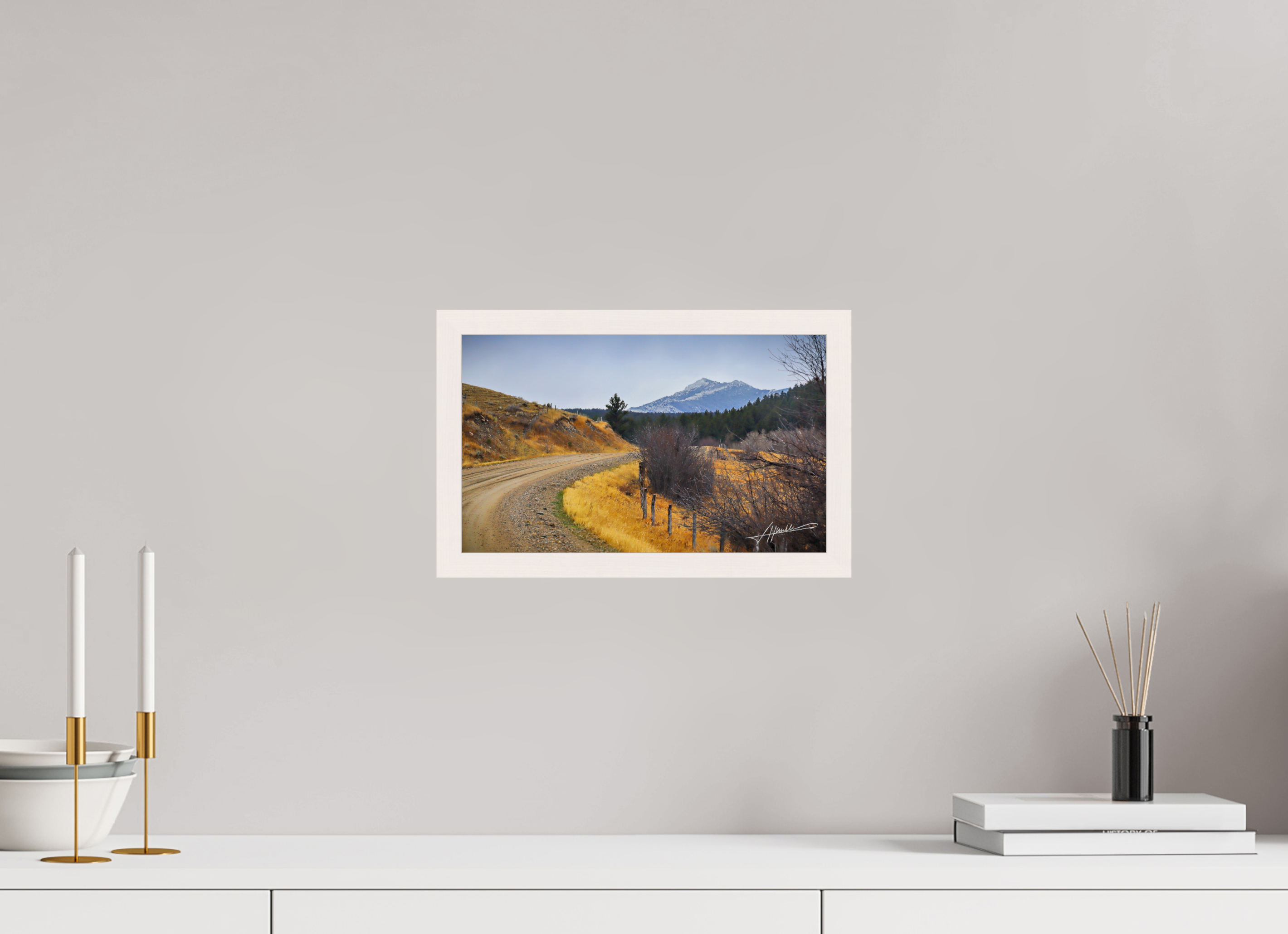 13 x 8″, Gallery Frame The Road to Adventure