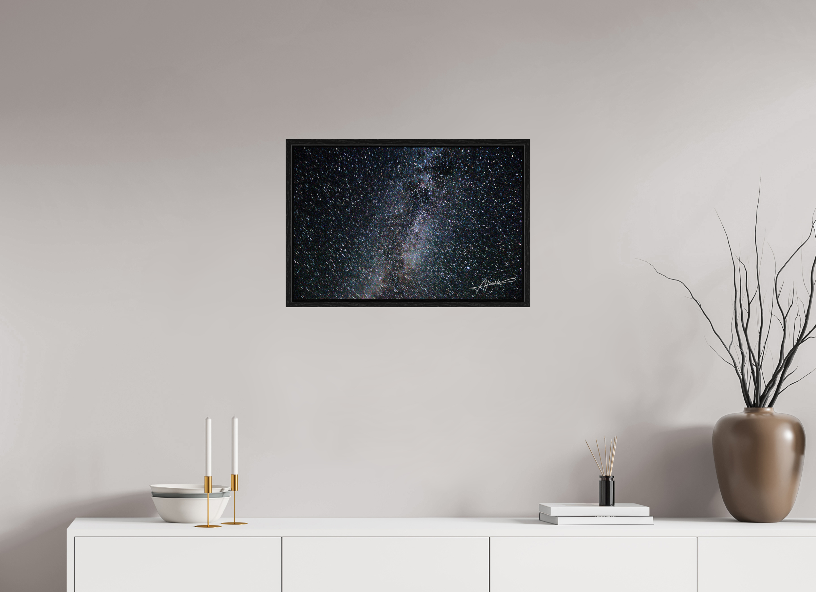 24 x 16″, Floater Frame Milky Way Galaxy