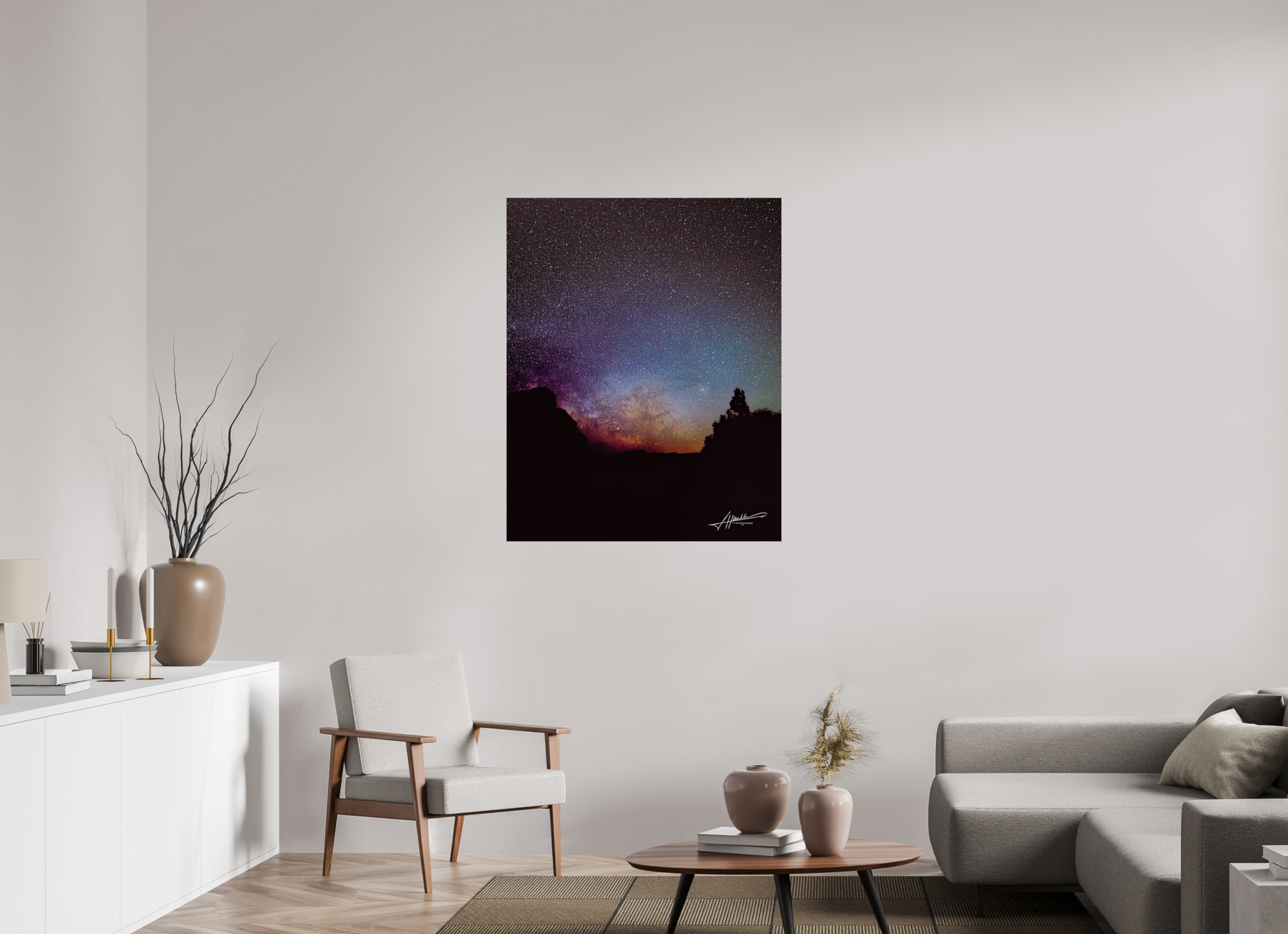 35 x 43.7″, ChromaLuxe HD Metal Eye of the Milky Way