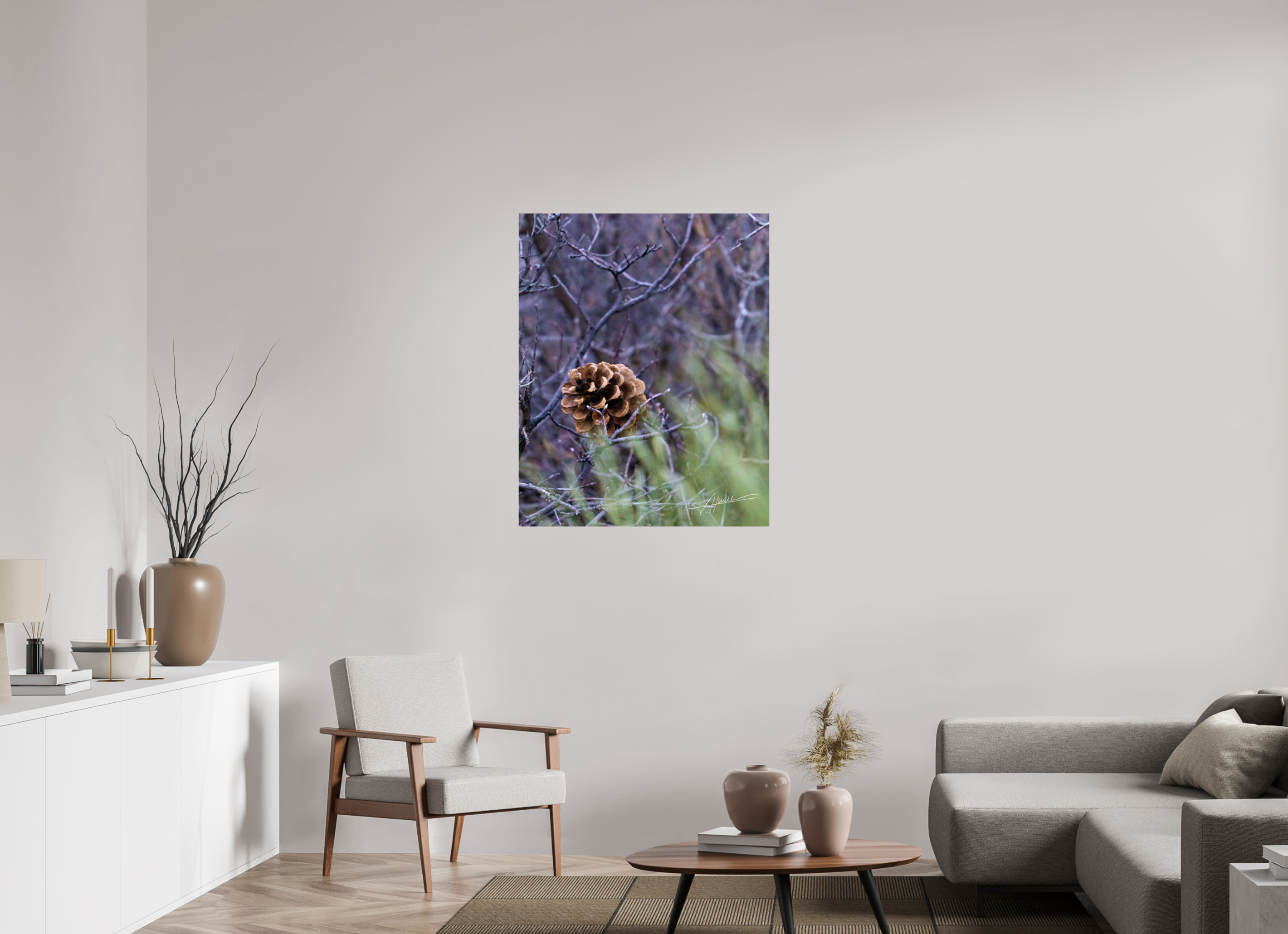 32 x 40″, Fine Art Print Mountain Pinecone