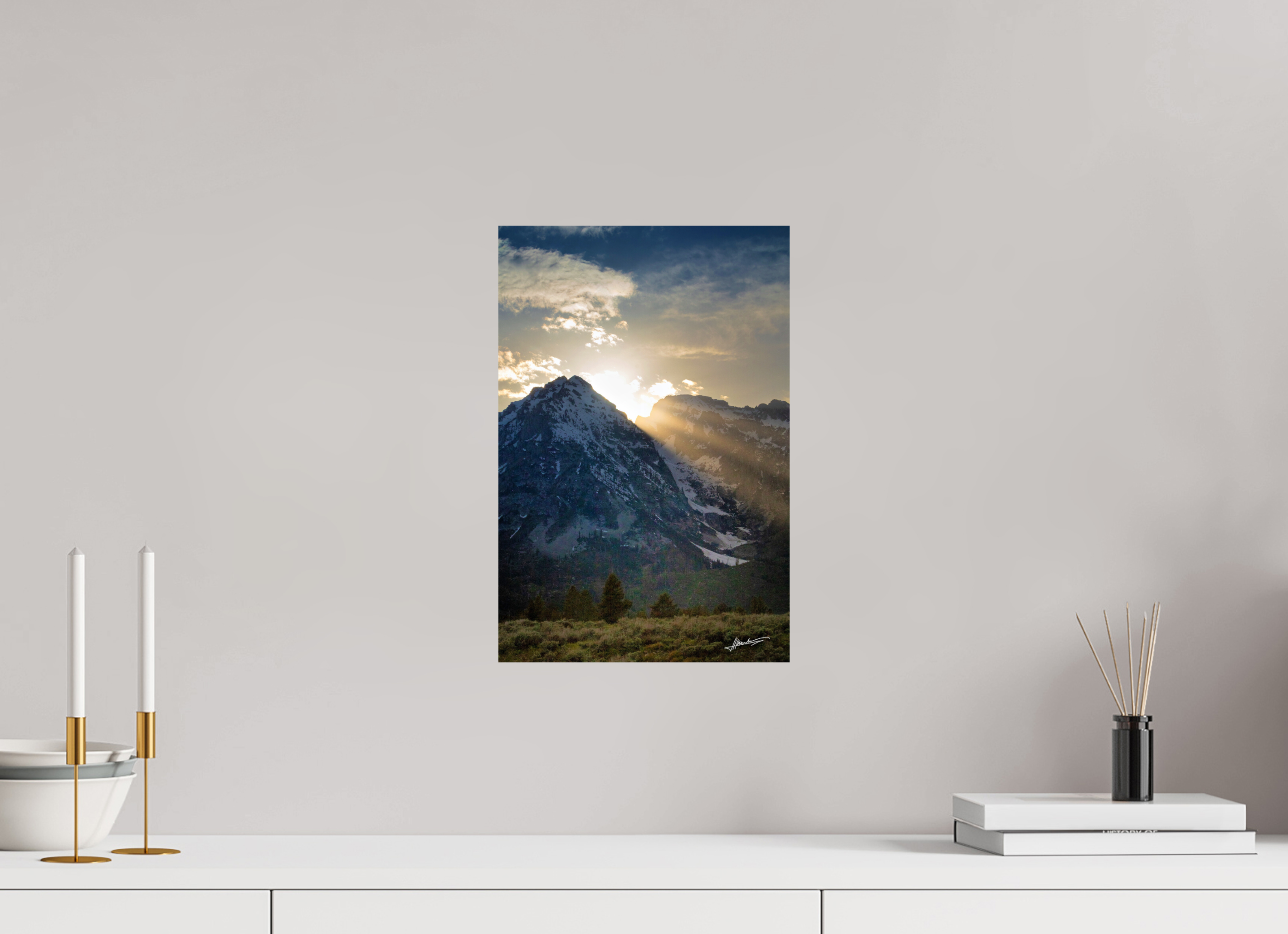 10 x 15″, Fine Art Dibond Light on the Valley