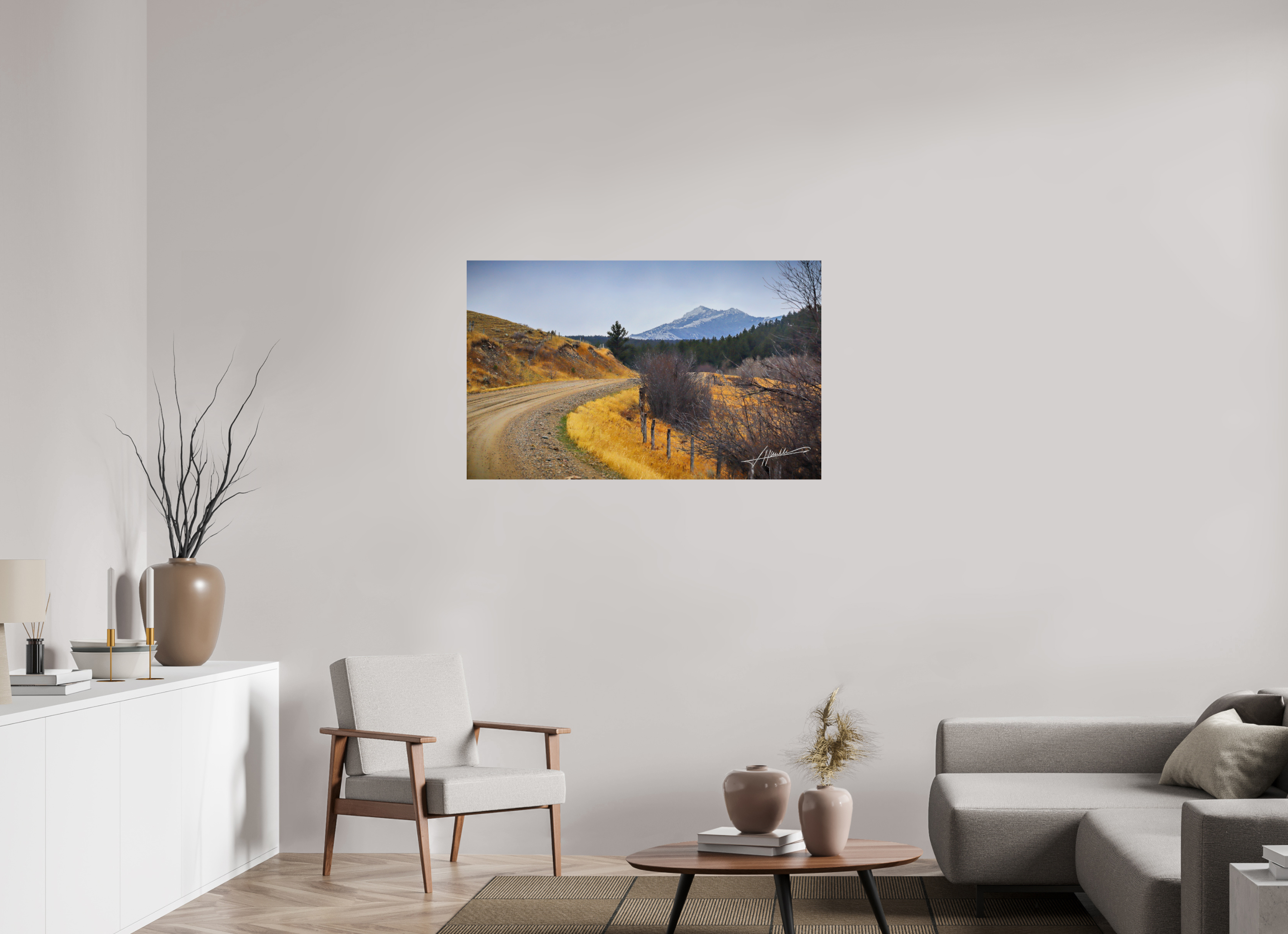 45.3 x 28″, Photo Print On Fujiflex High Gloss The Road to Adventure