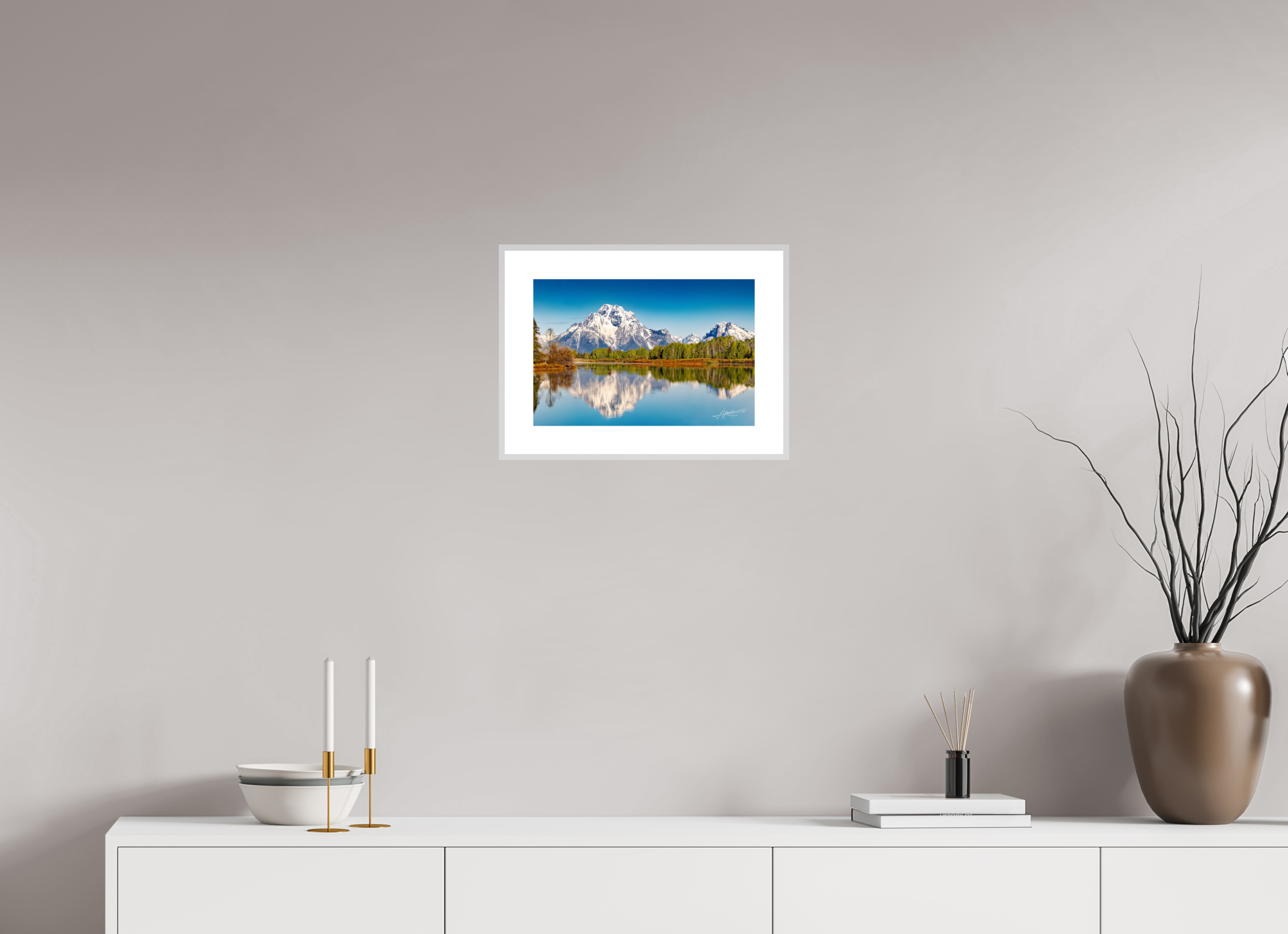 15 x 10″, Changeable Magnetic Frame Serene Reflection