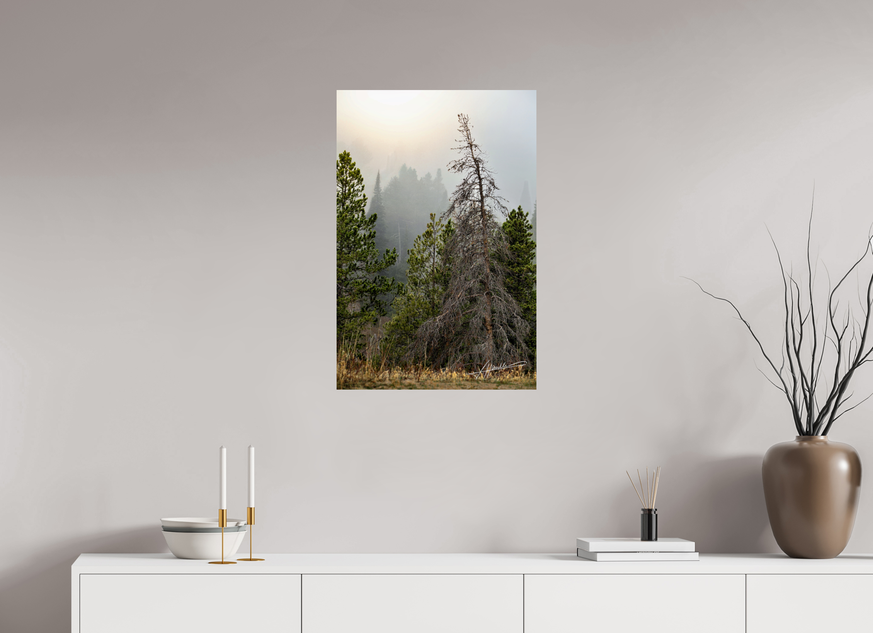 20 x 30″, Photo Print On Fuji Crystal DP II The Lifting Fog