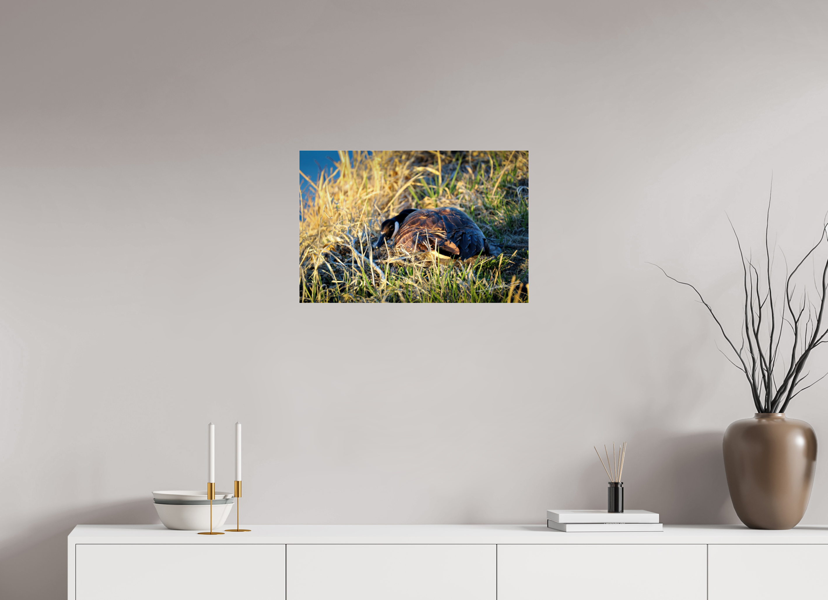 24 x 16″, Metallic Under Acrylic New Nester