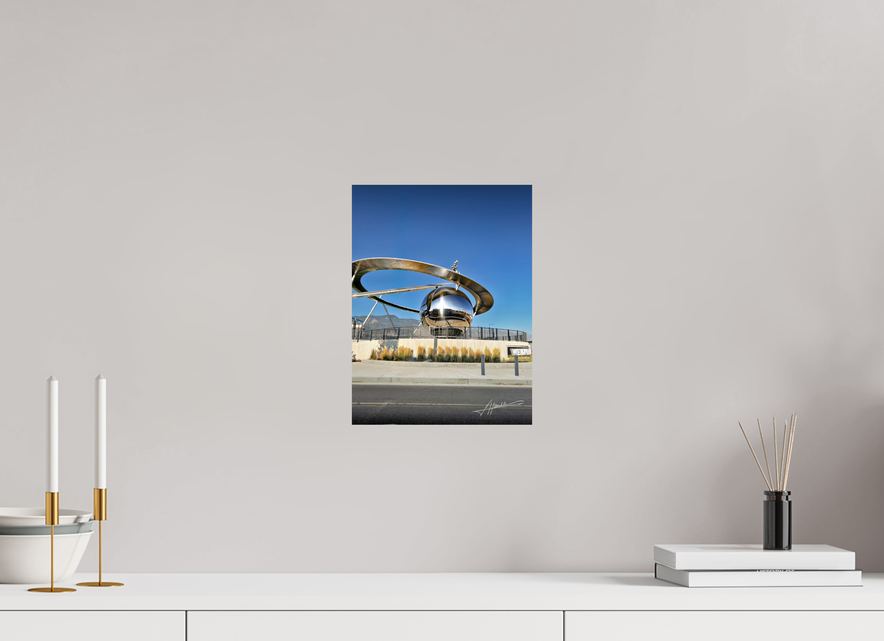 9 x 12″, Fine Art Dibond Epicenter Sculpture