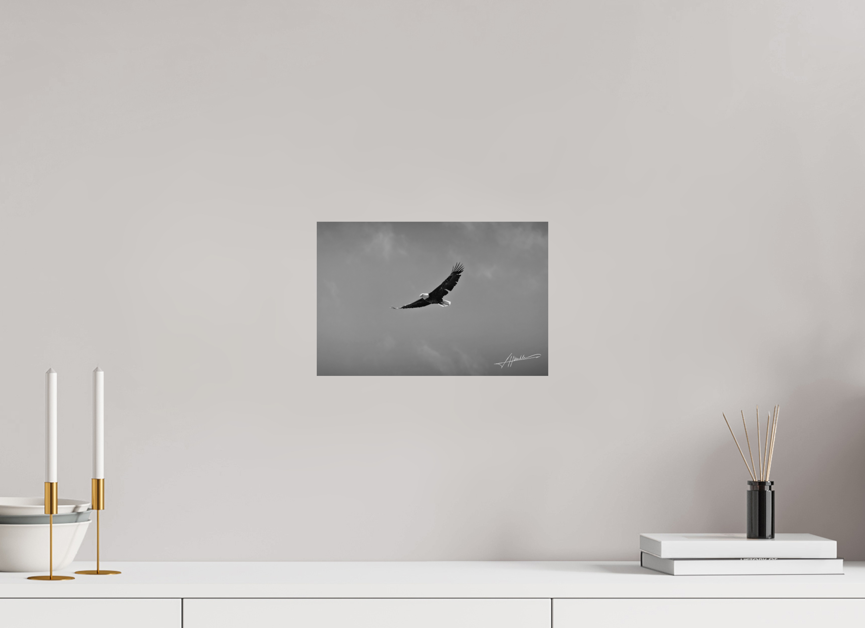 12 x 8″, Photo Print On Ilford Baryta Paper Soaring Free