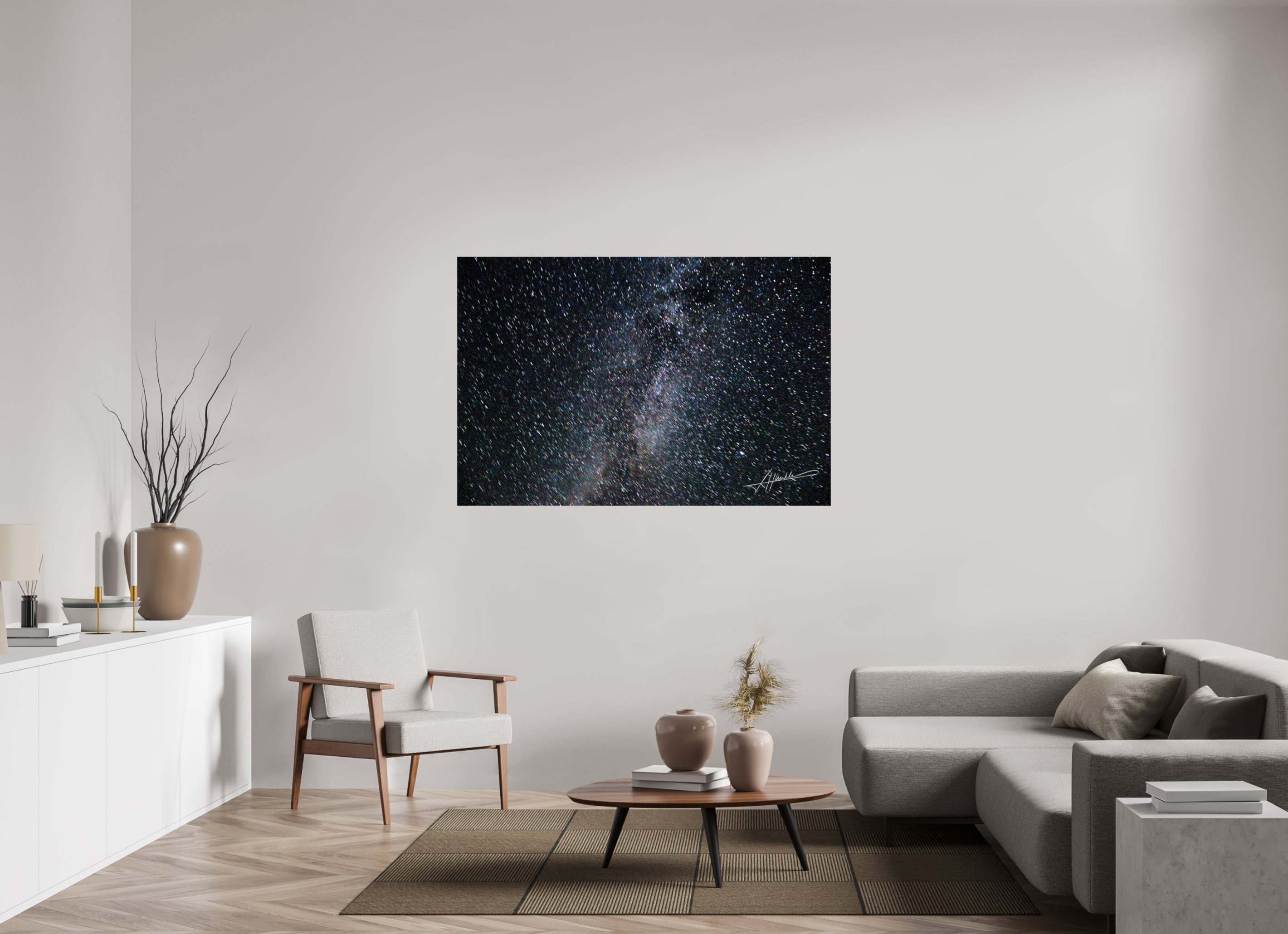 60 x 40″, ChromaLuxe HD Metal Milky Way Galaxy