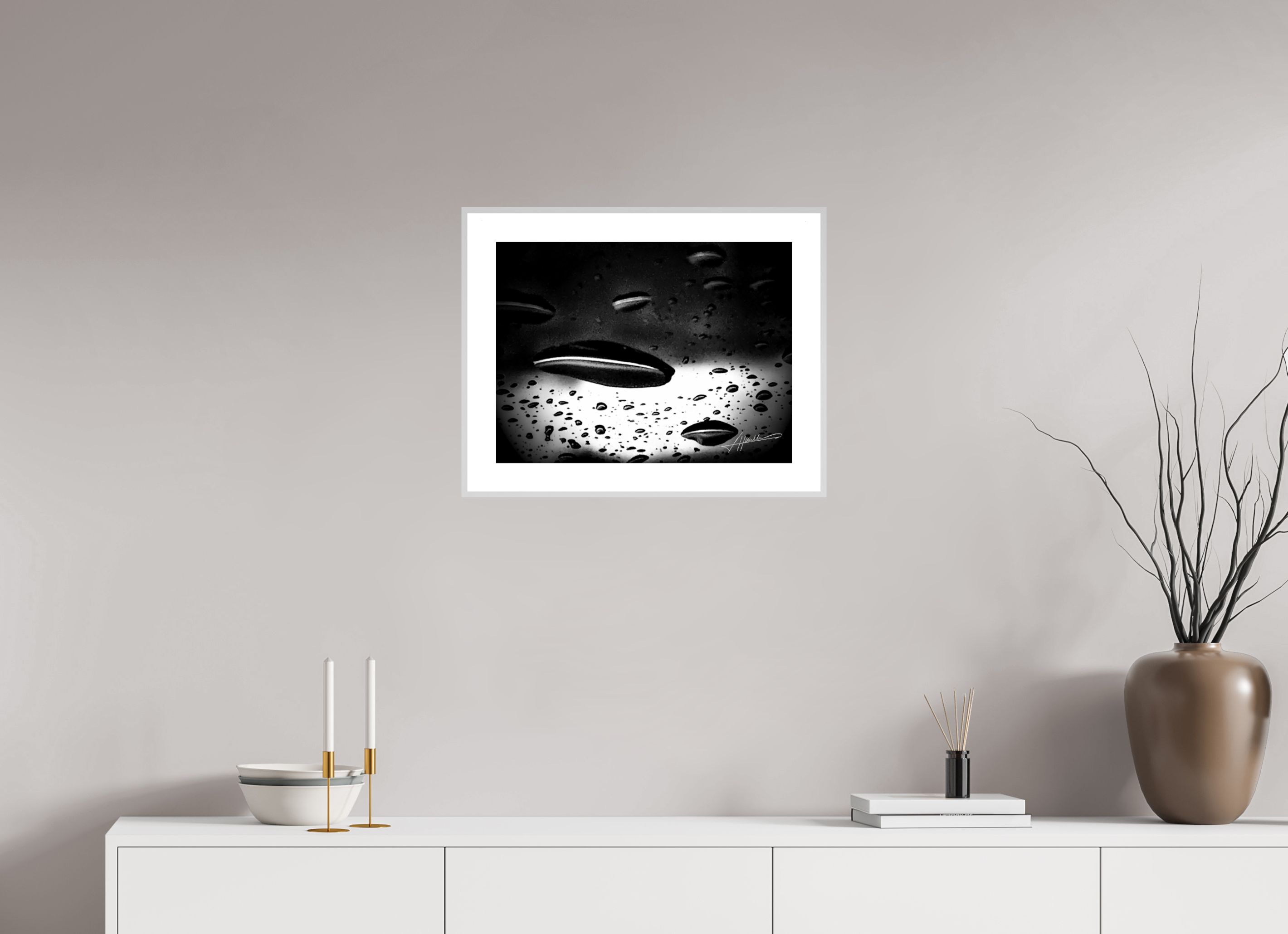 20 x 15″, Changeable Magnetic Frame Collection of Water