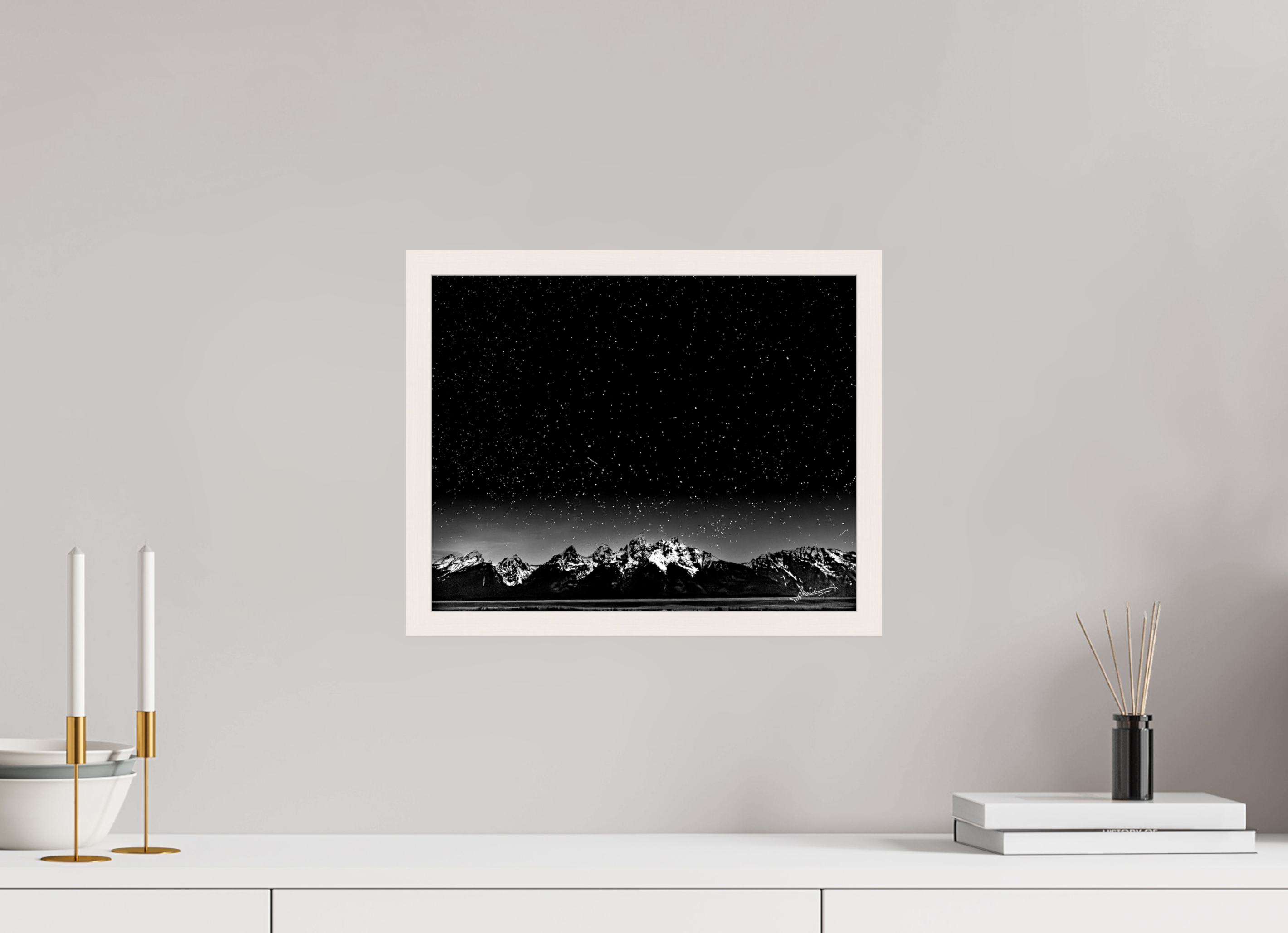 15 x 12″, Gallery Frame Midnight in the Rockies