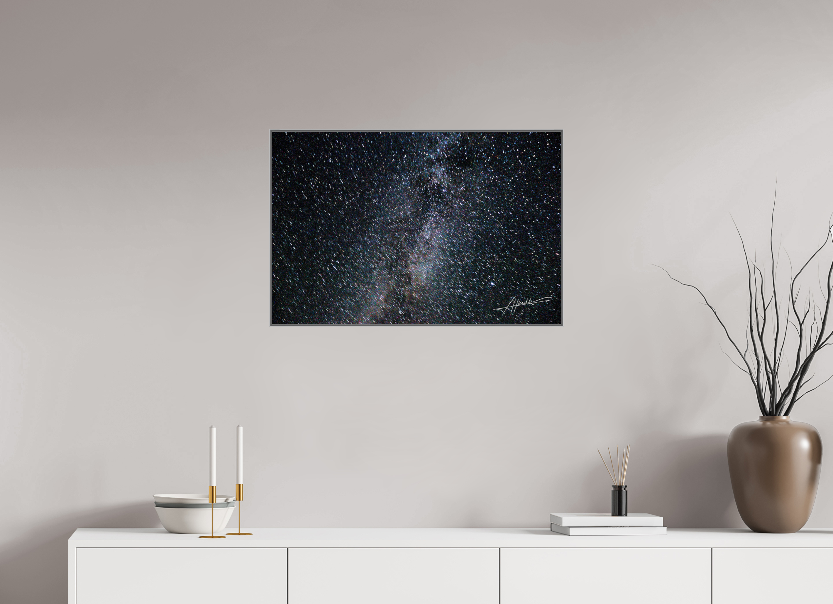 30 x 20″, Aluminum ArtBox Milky Way Galaxy
