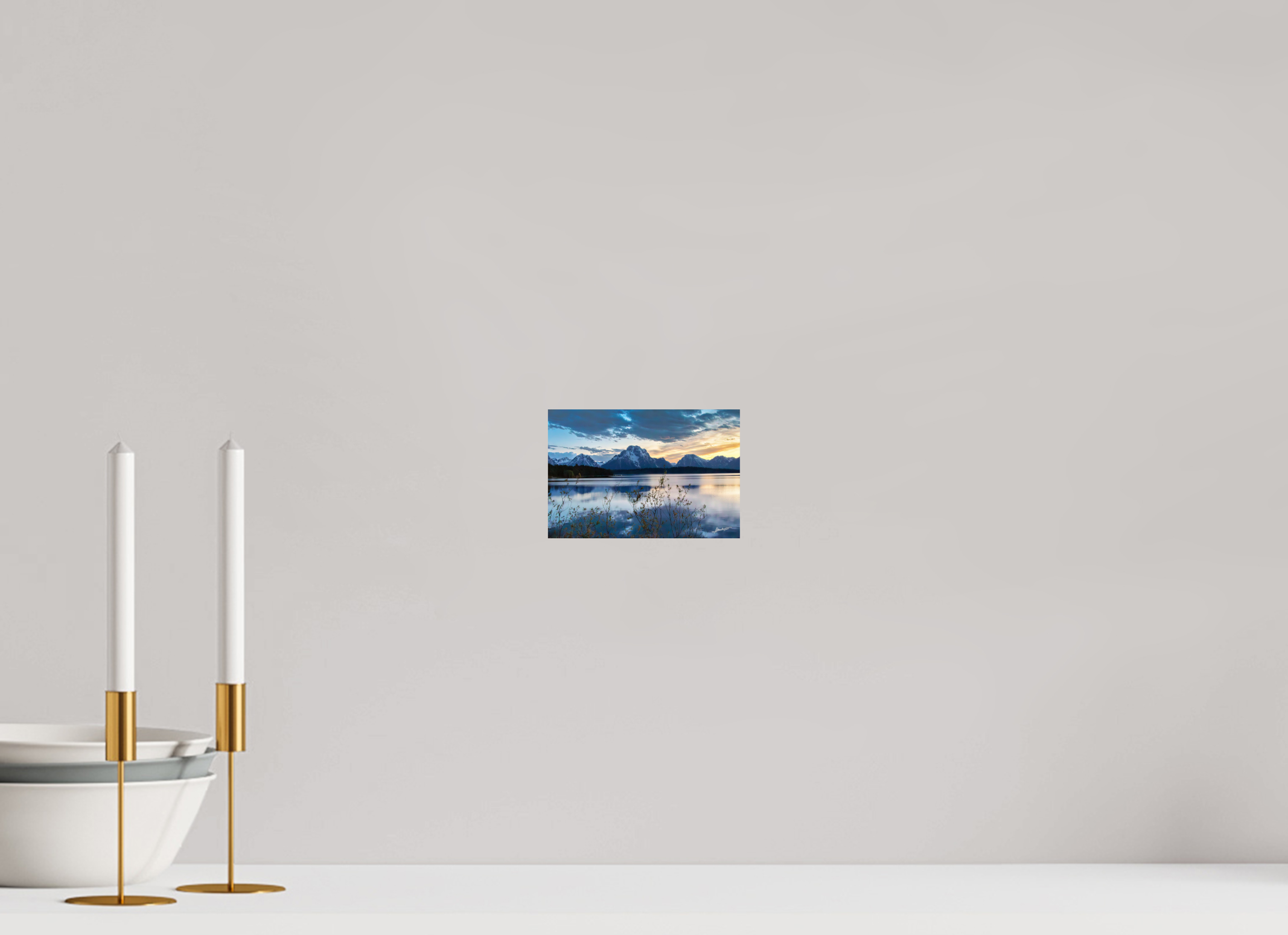 6 x 4″, Fine Art Print Sunset on Jackson Lake