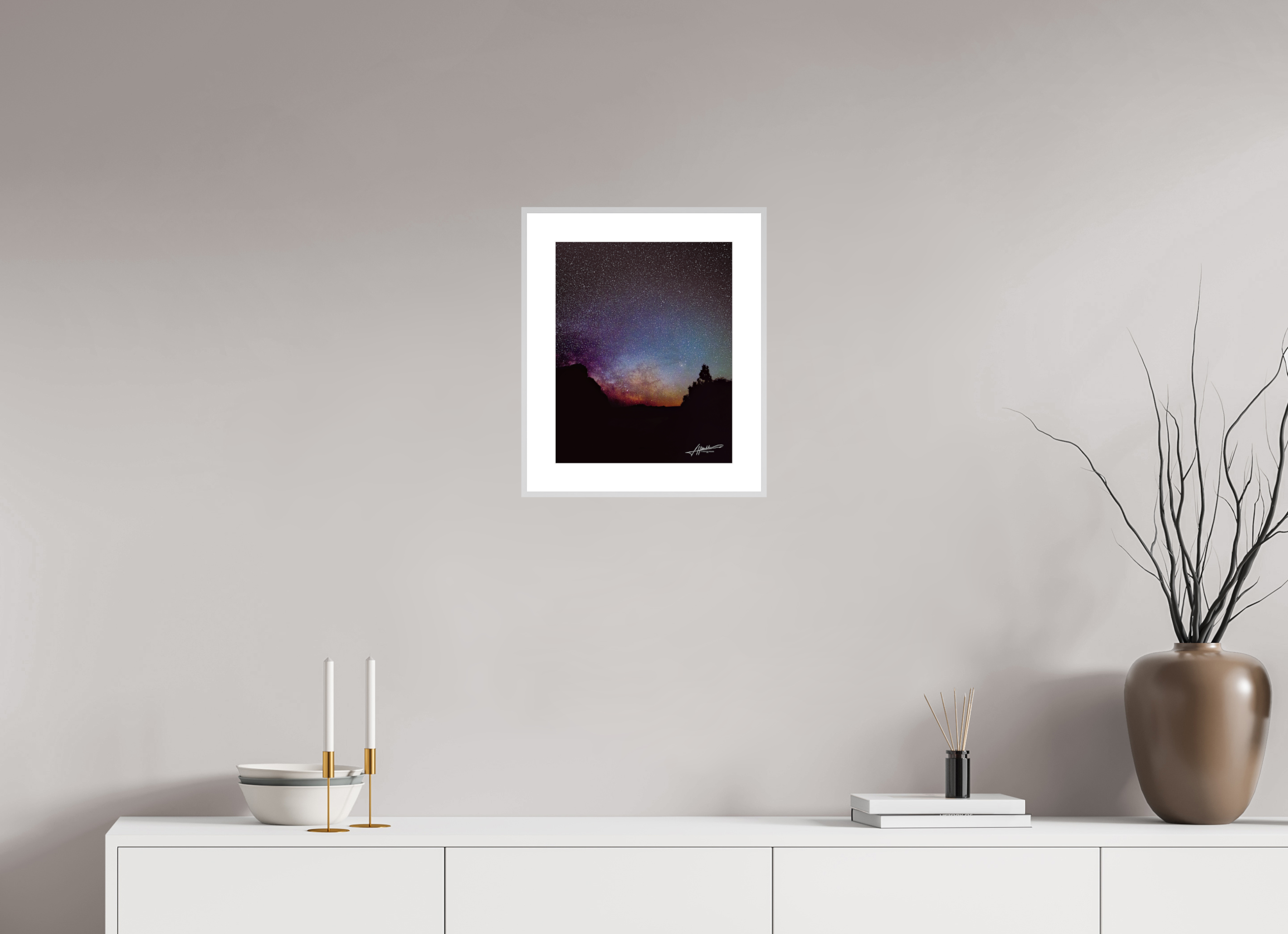 12 x 15″, Changeable Magnetic Frame Eye of the Milky Way