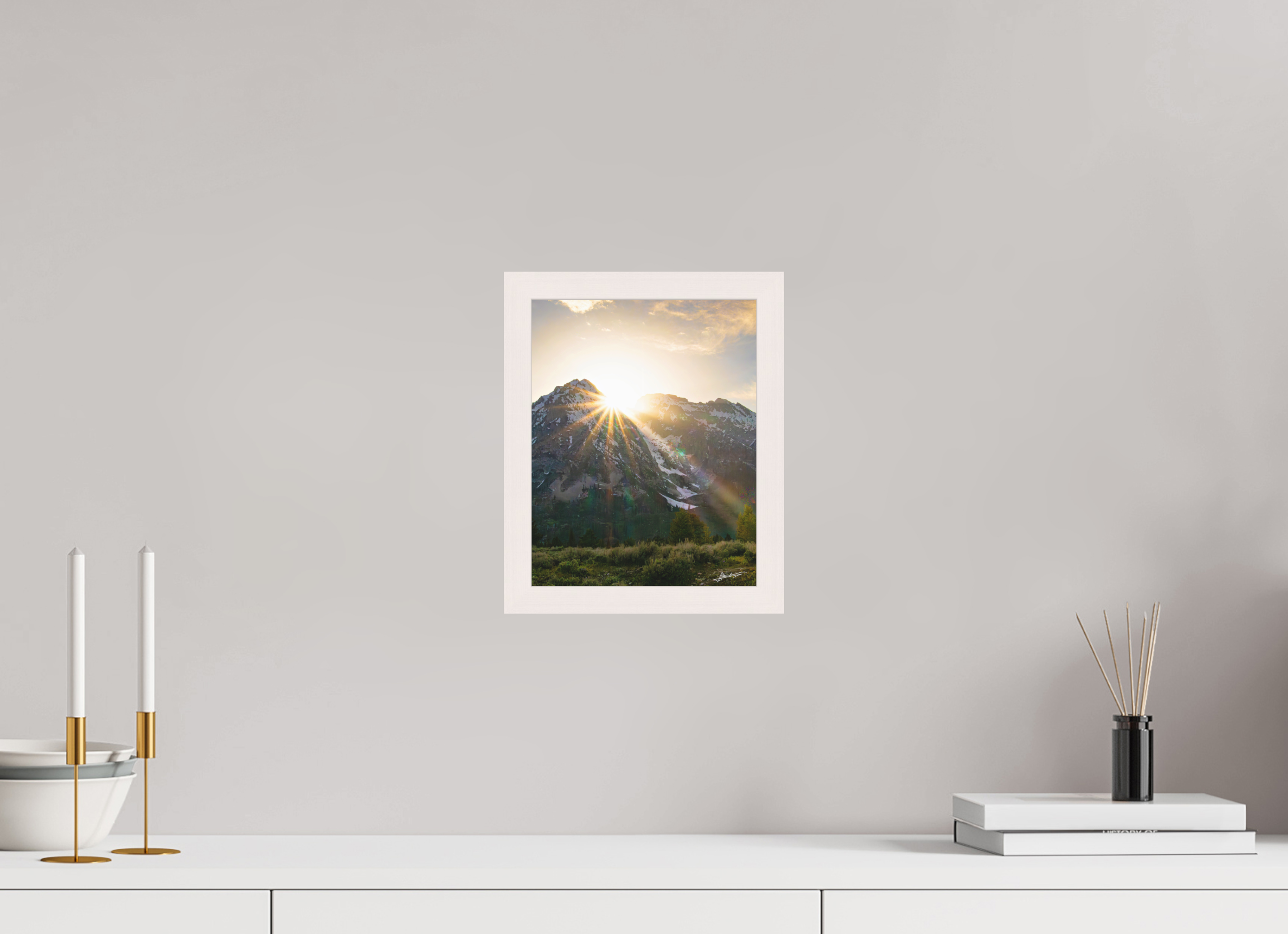 8 x 10″, Shadow Box Frame The Last Ray