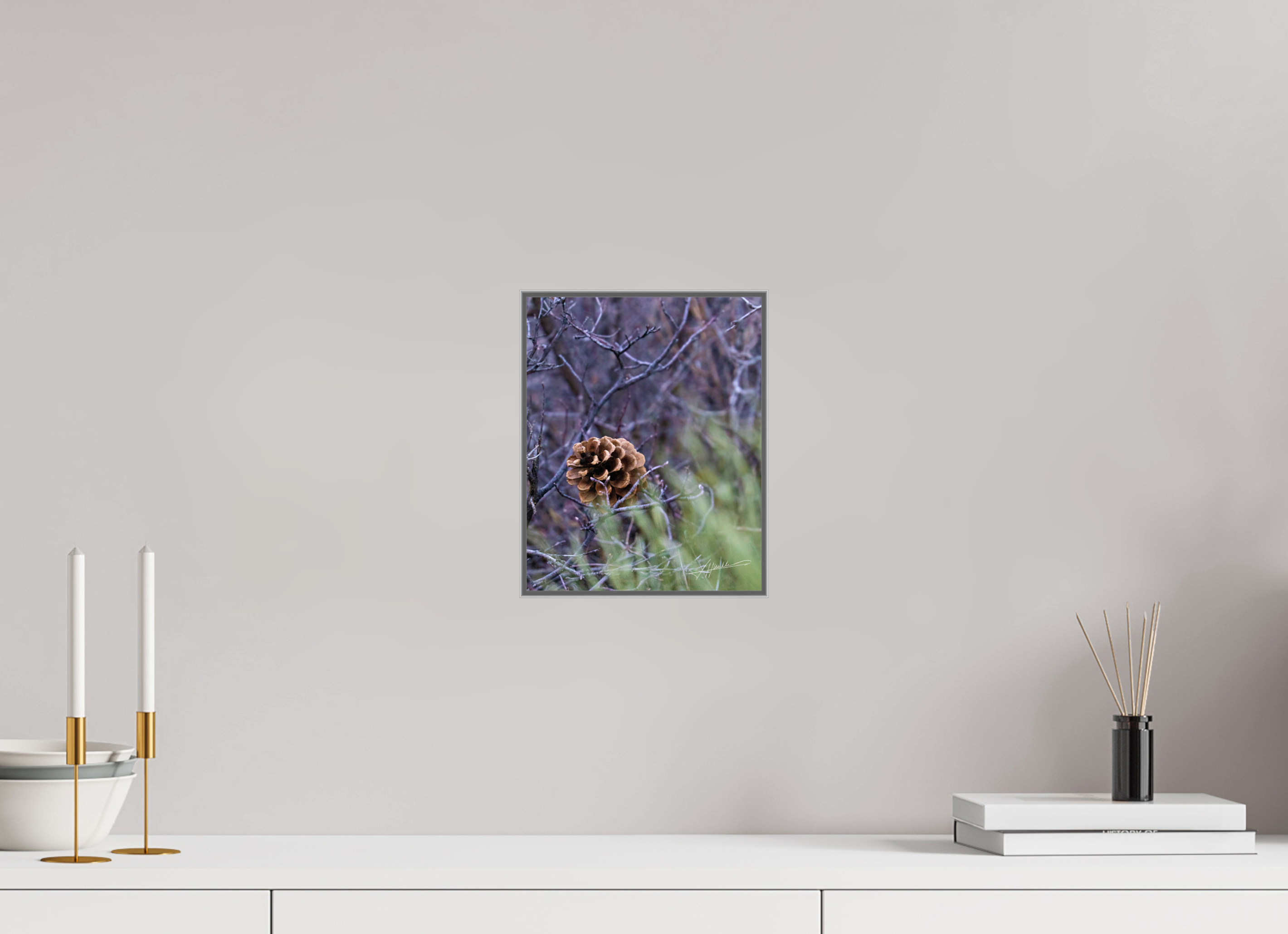 8 x 10″, Aluminum ArtBox Mountain Pinecone