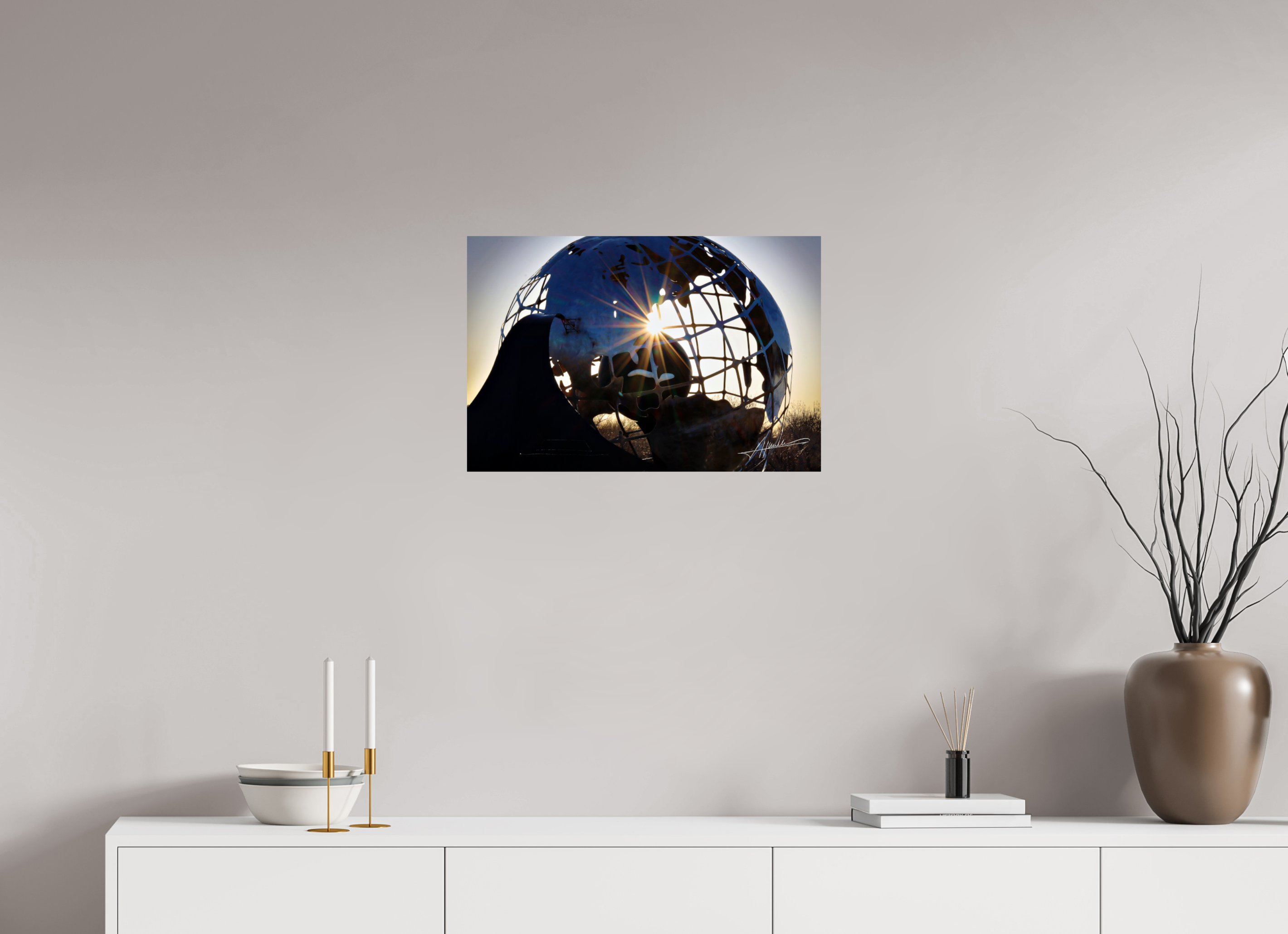 24 x 16″, Photo Print On Fujiflex High Gloss Oilfield Sculpture