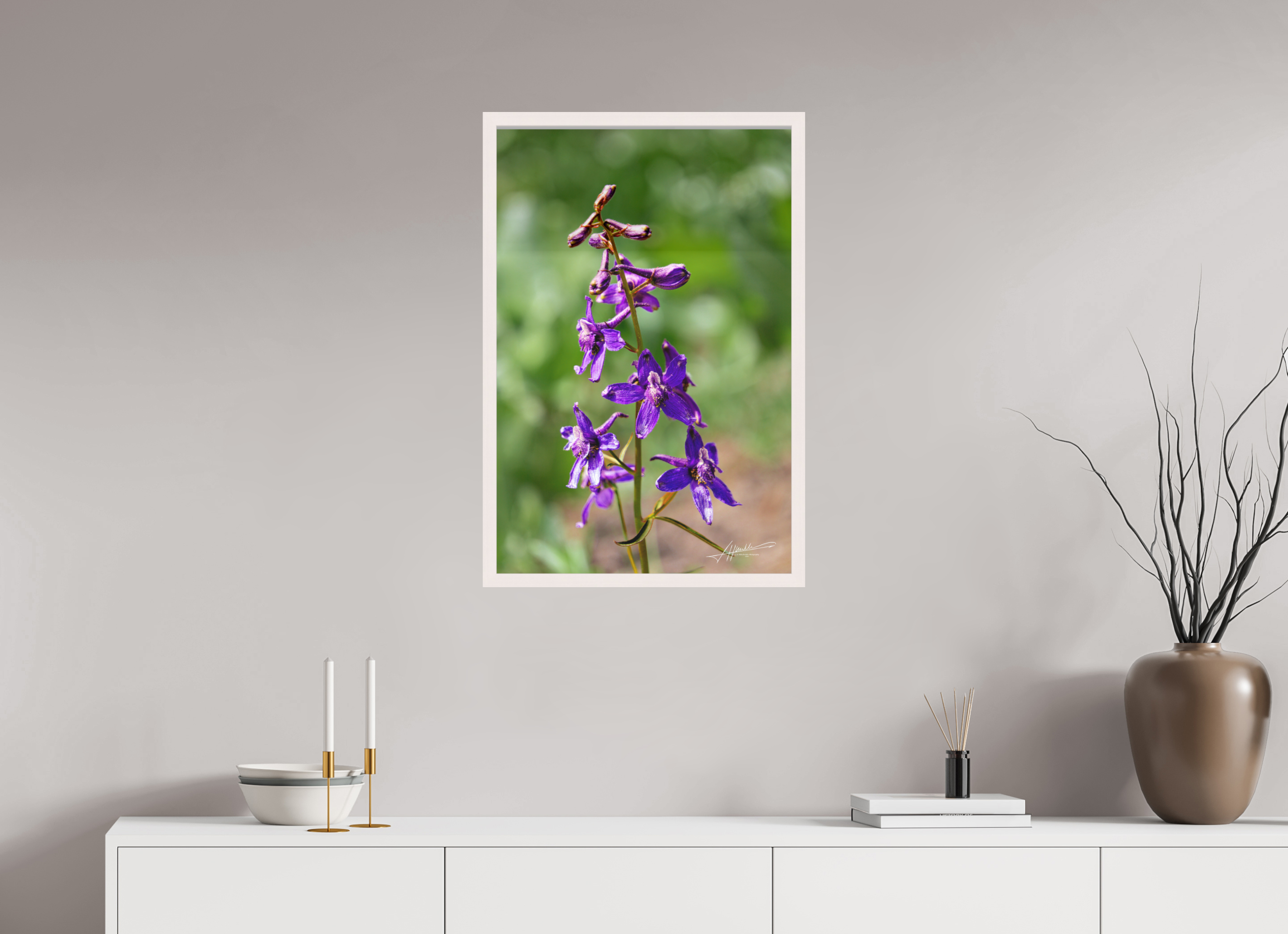 20 x 30″, Shadow Box Frame Spring In Bloom