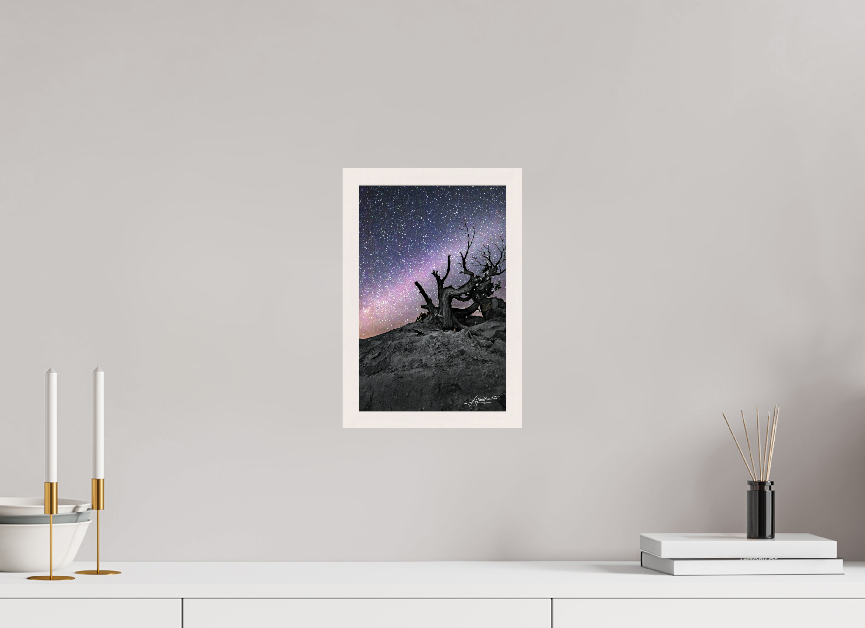 8 x 12″, Gallery Frame Reaching the Milky Way