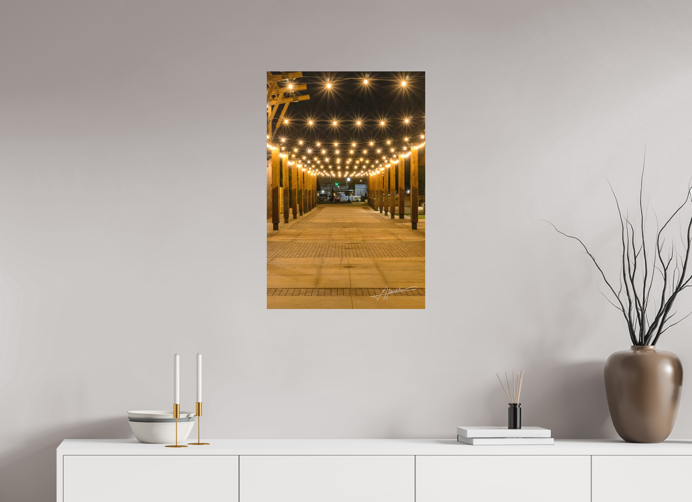 20 x 30″, Metallic Photo Print On Fuji Crystal Pearl Guiding Lights