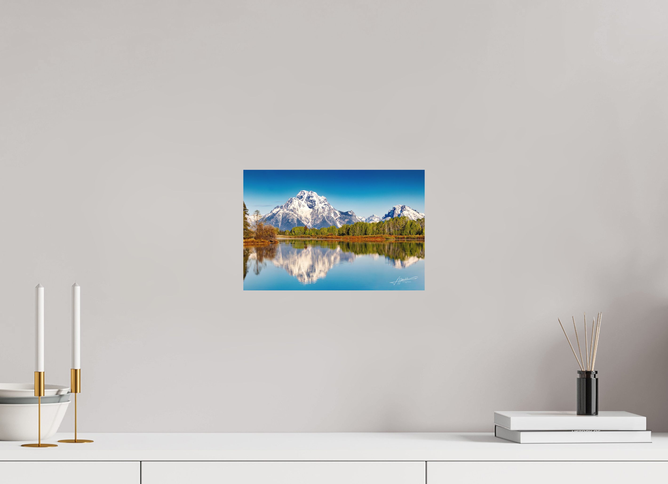 12 x 8″, Metal Dibond Serene Reflection