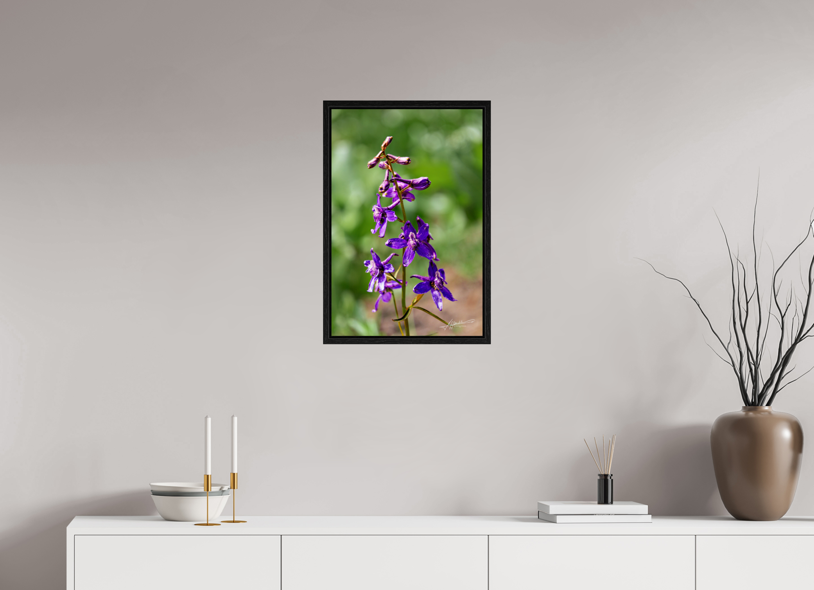16 x 24″, Floater Frame Spring In Bloom