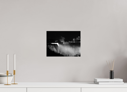 12 x 9″, Photo Print On Ilford Baryta Paper A Night at Niagara