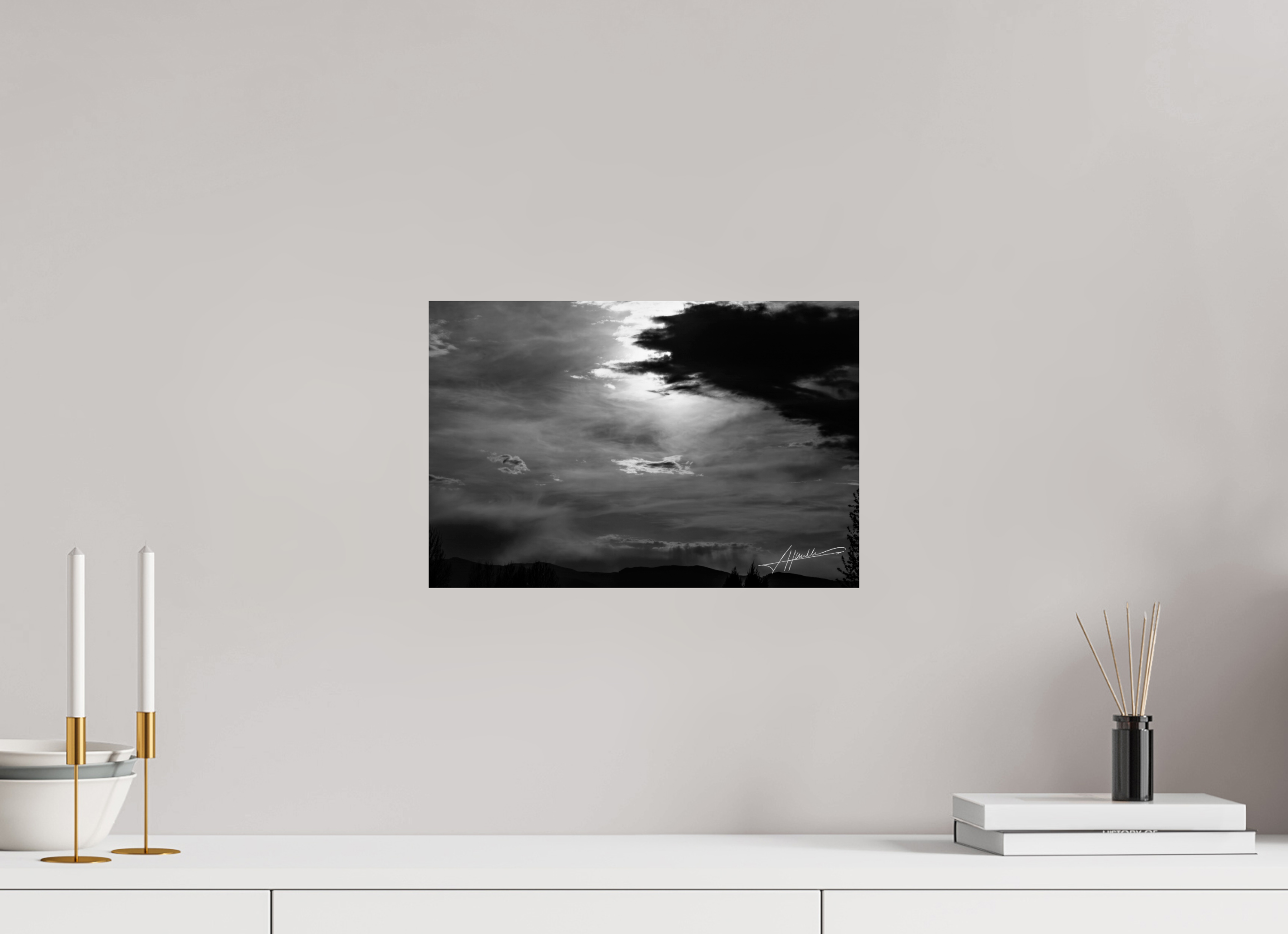 15 x 10″, Photo Print On Ilford Baryta Paper Silver Lining