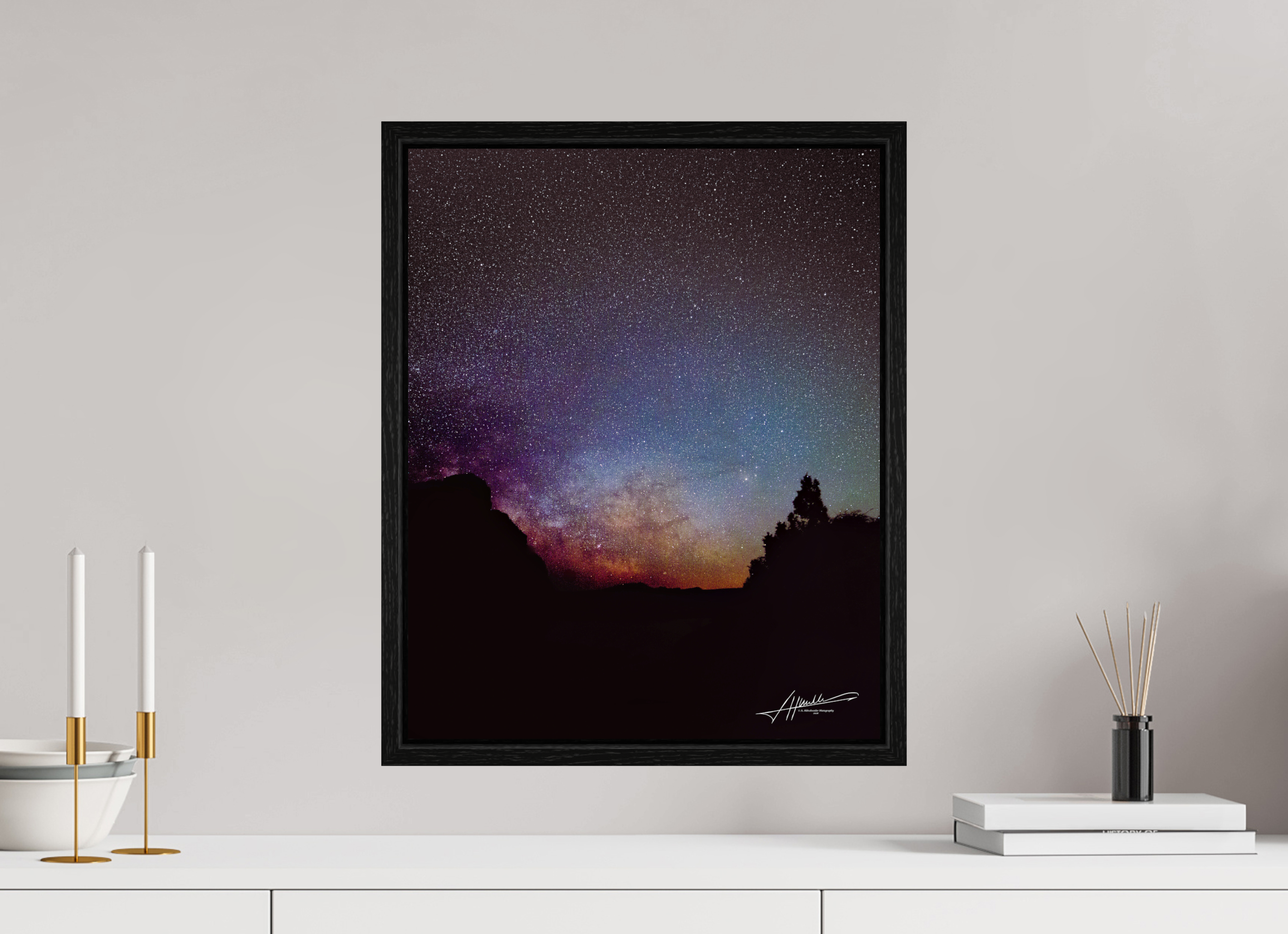 16 x 20″, Floater Frame Eye of the Milky Way